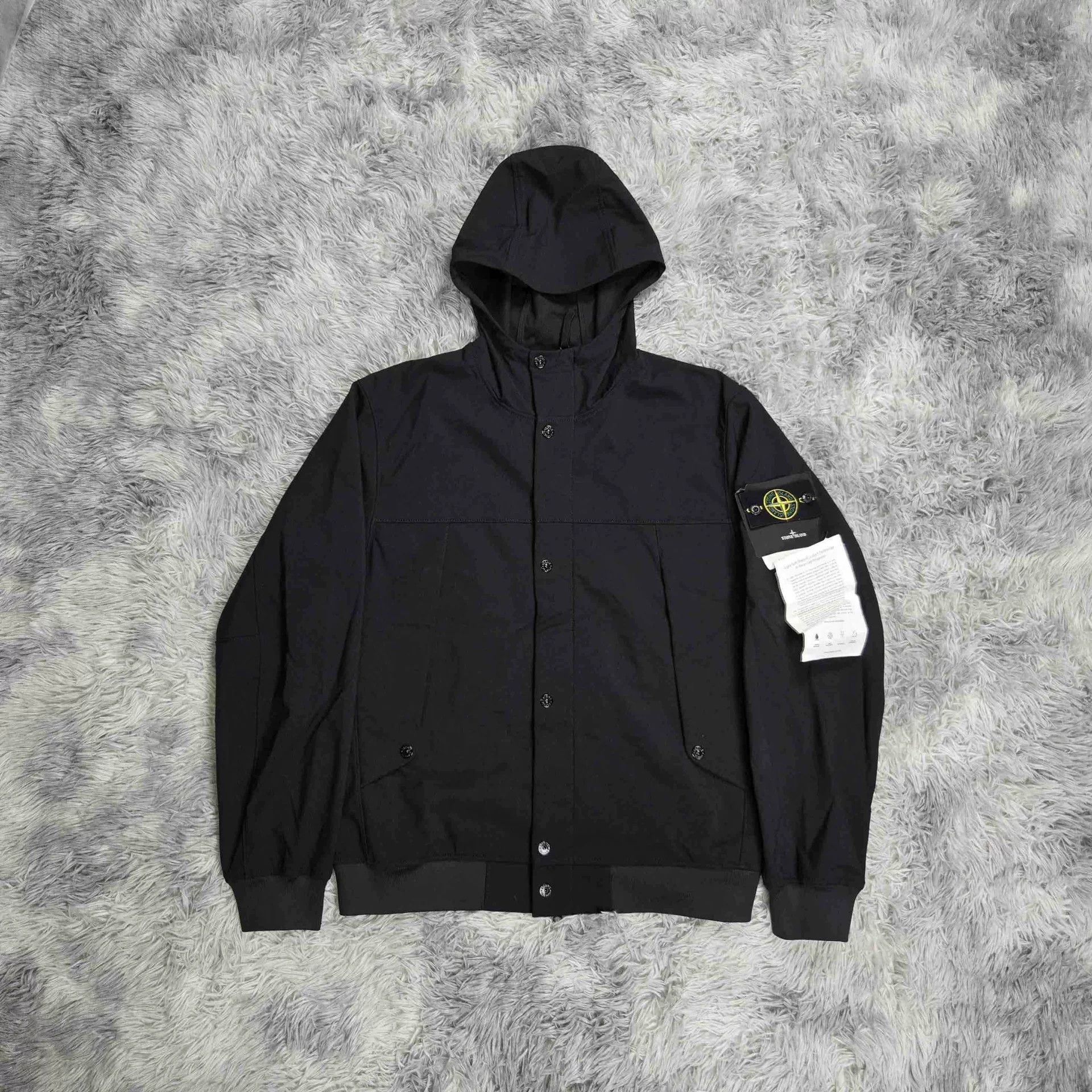 Stone Island Stone Island Black Designer Casual Size US L / EU 52-54 / 3 - 1 Thumbnail