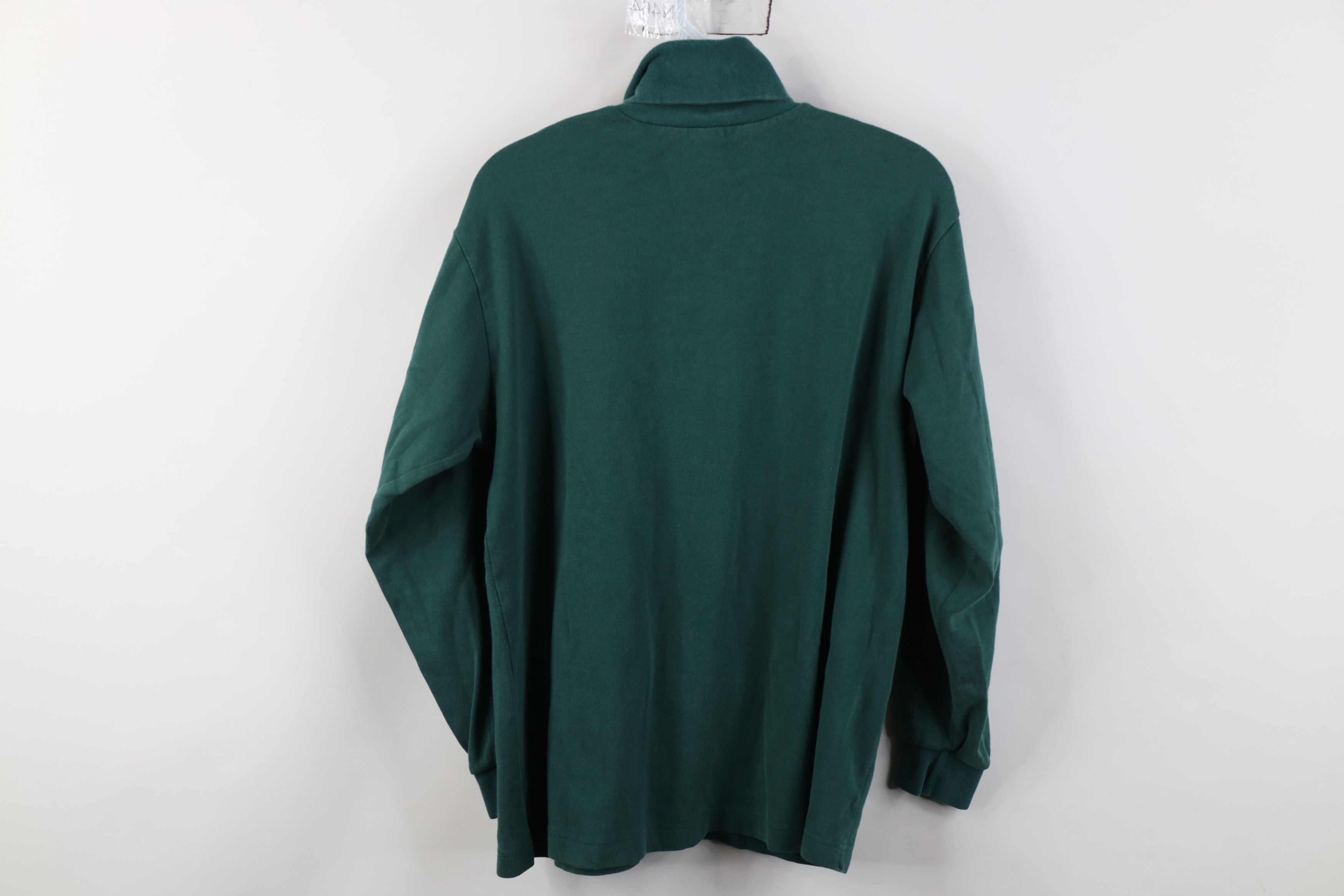 Gap Vintage 90s Gap Babydoll Turtleneck T-Shirt Hunter Green Size S / US 4 / IT 40 - 11 Thumbnail