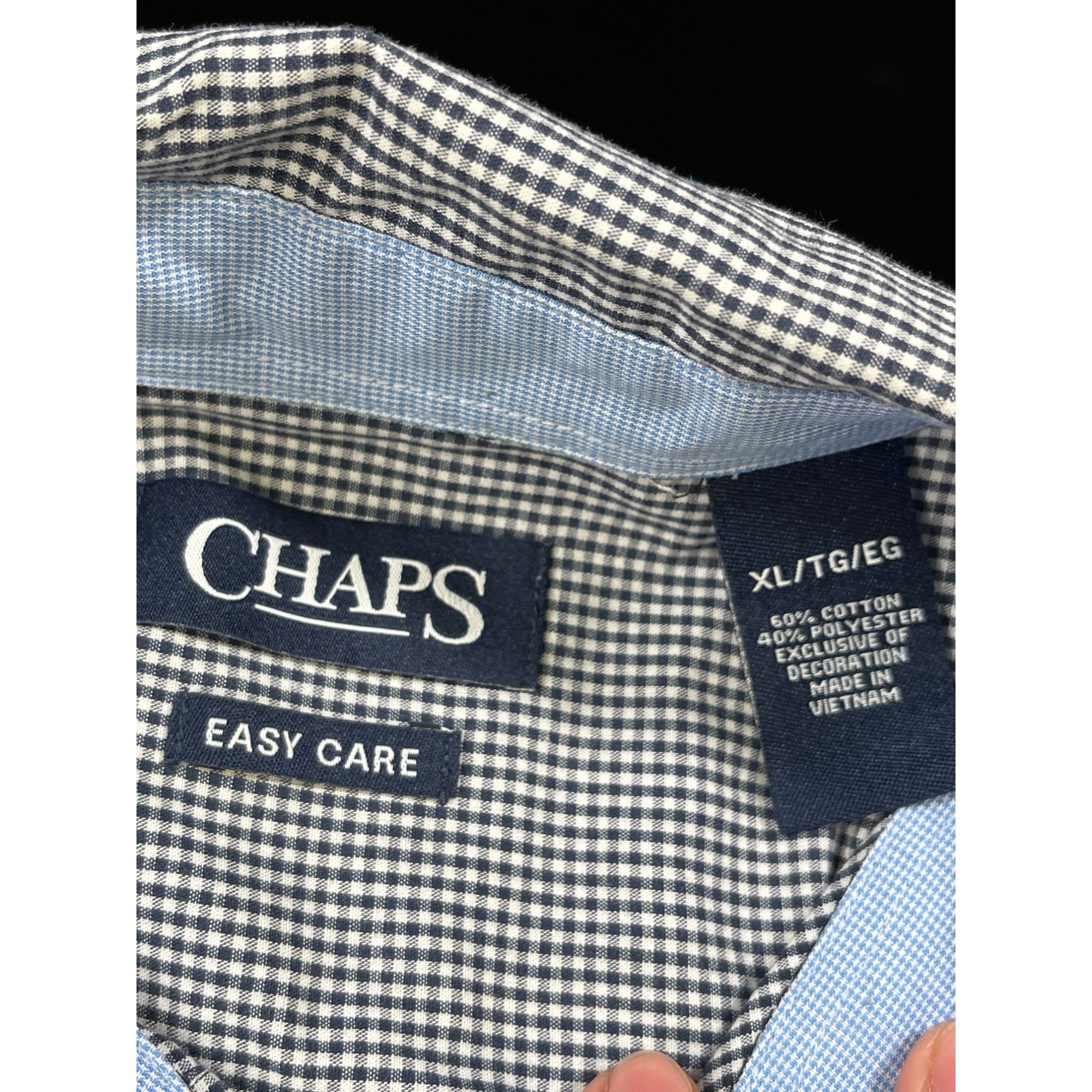 Chaps Chaps SKU 7609 Mens Checkered Shirt Button Down Size XL Size US XL / EU 56 / 4 - 6 Thumbnail