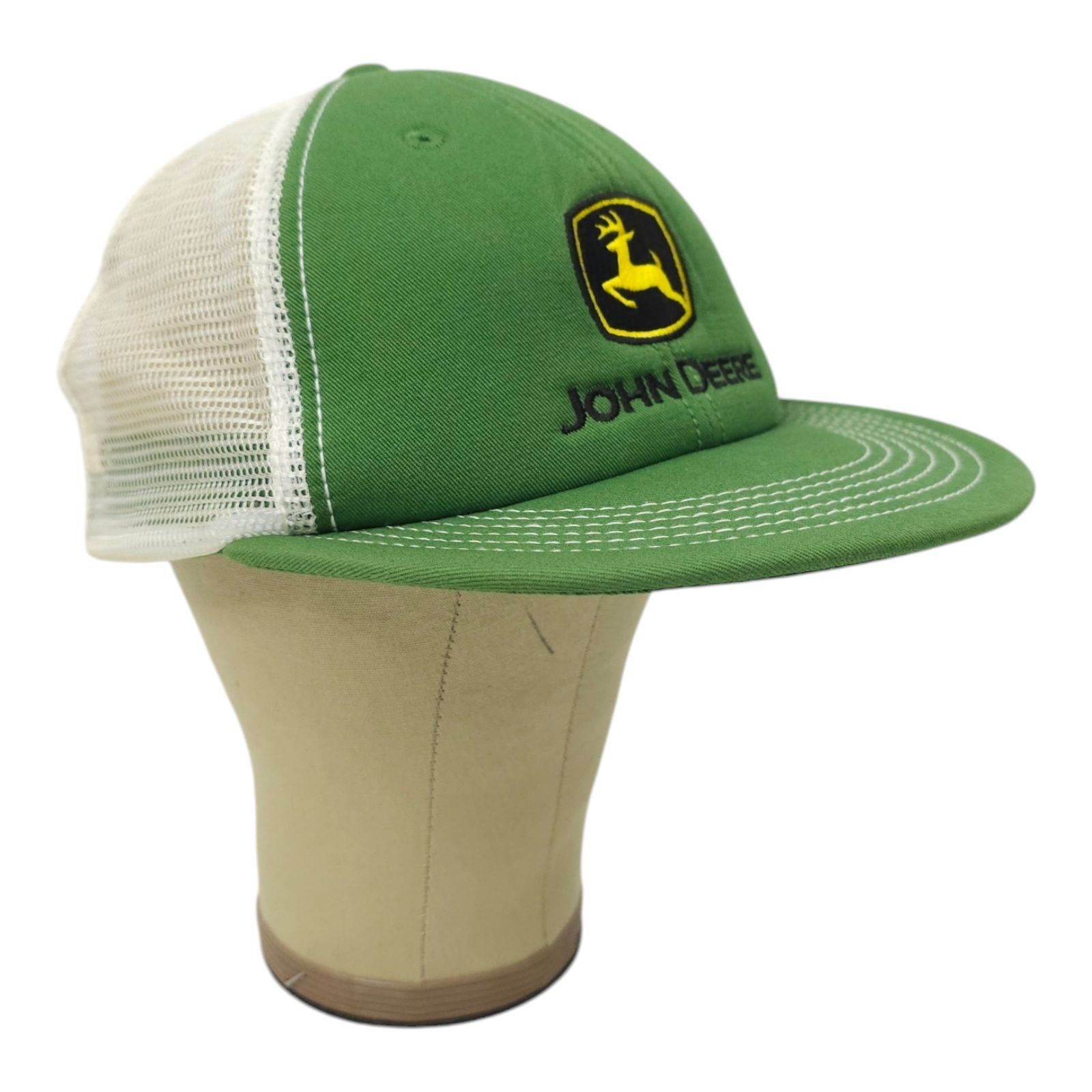 John Deere John Deere Mesh Back Snapback Cap Trucker Foam Panel Visor Size ONE SIZE - 3 Thumbnail
