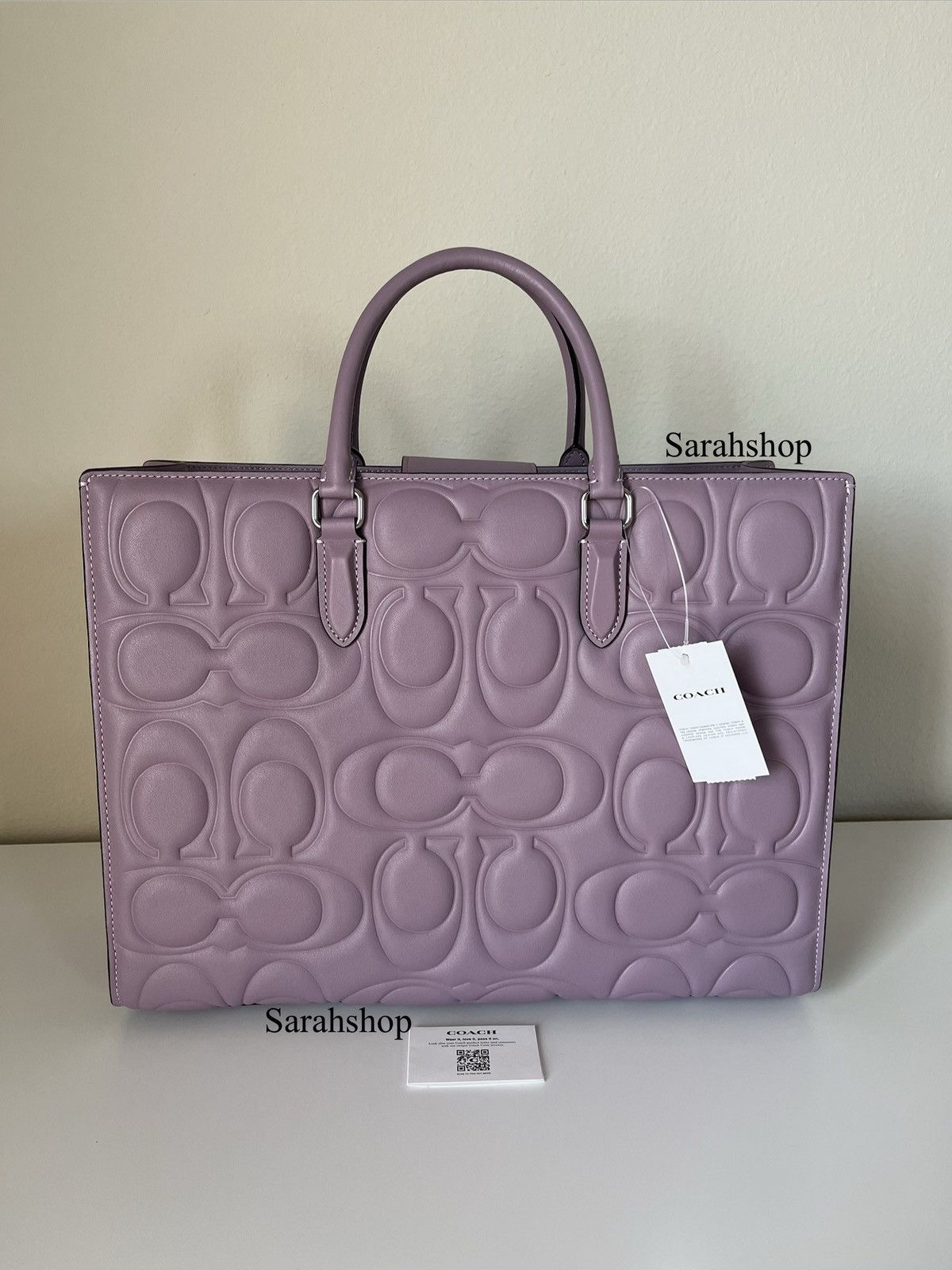 Coach Maggie Tote In Signature Leather Size ONE SIZE - 3 Thumbnail