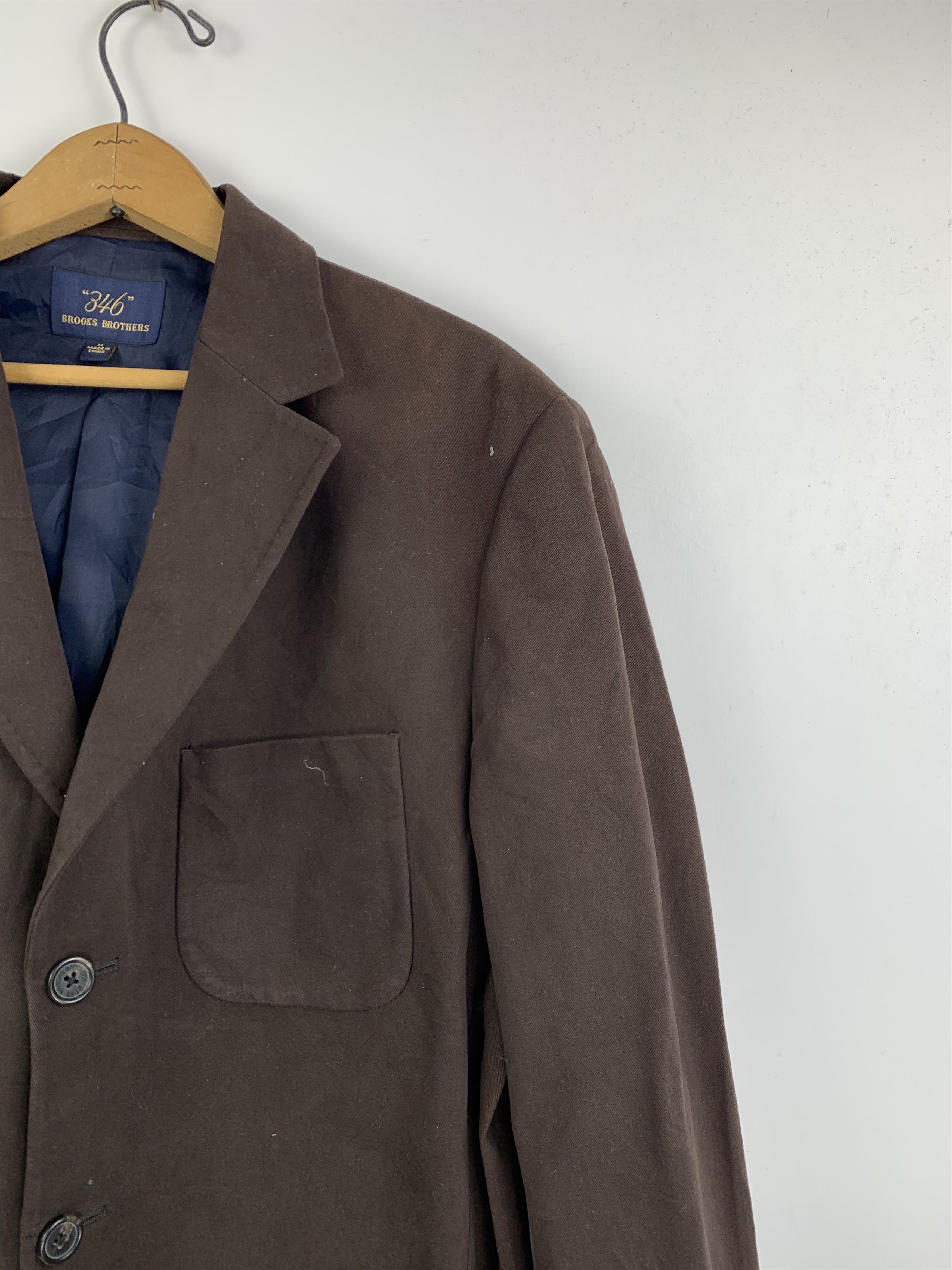 Brooks Brothers Vintage 90s Brooks Brother Blazer Wool Jacket J1650 Size US M / EU 48-50 / 2 - 12 Thumbnail