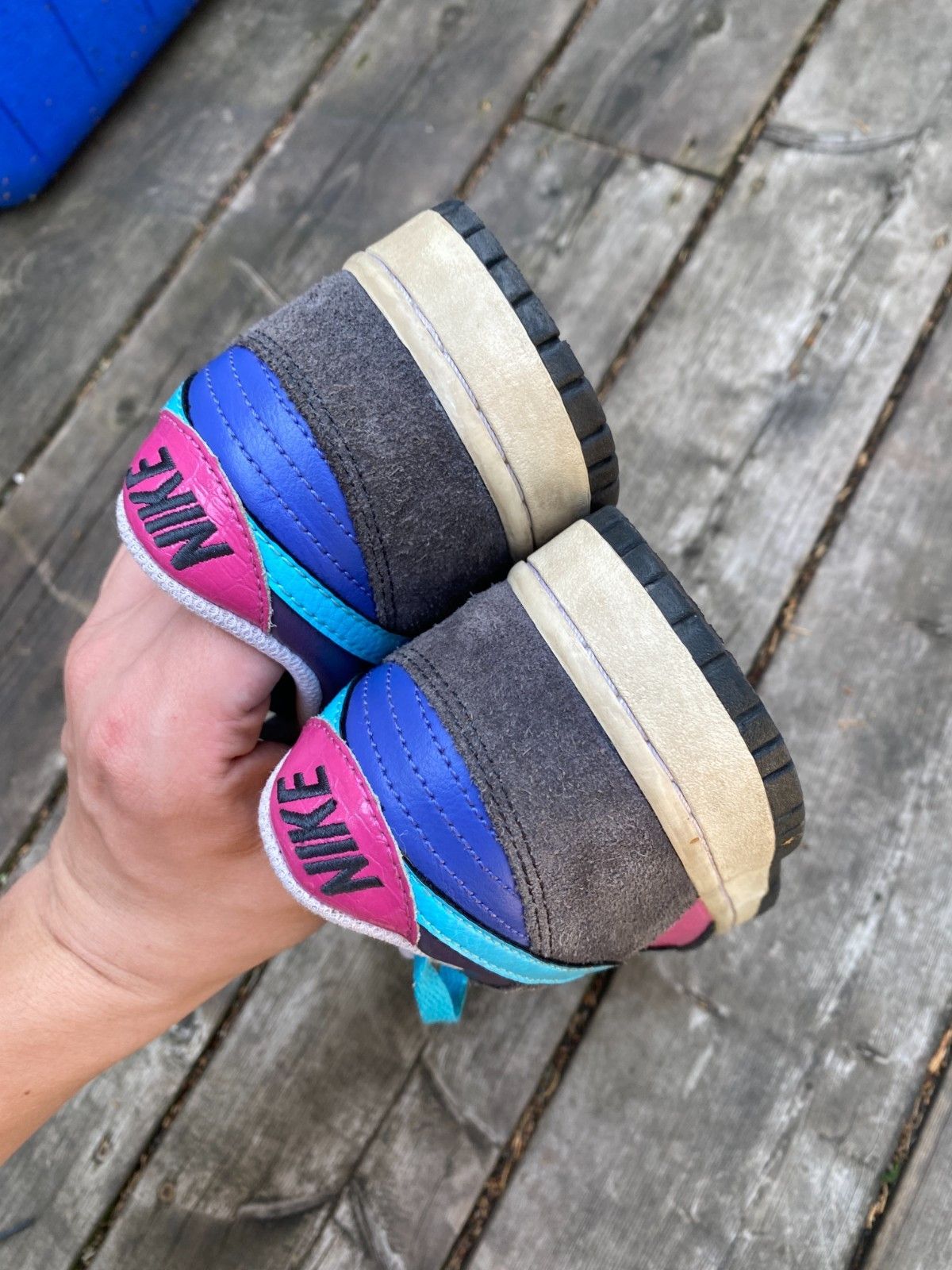 Nike Nike Dunk Low 6.0 Shoes Sneakers Black Pink Women's Size 8. Size US 8.5 / IT 38.5 - 7 Thumbnail