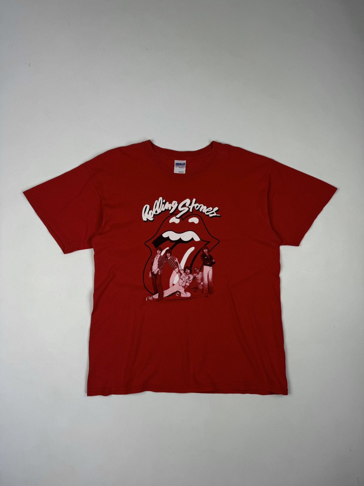 Gildan × Vintage Vintage Rolling Stones 2005 Gildan Red Short Sleeve T-Shirt Size US L / EU 52-54 / 3 - 19 Thumbnail