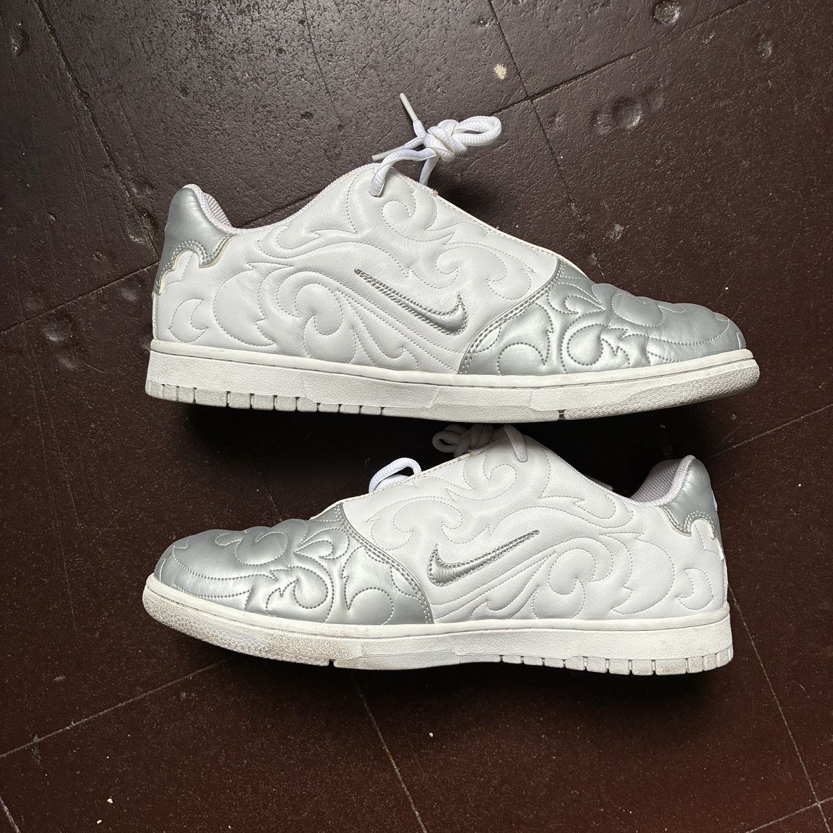 Vintage 2003 NIKE DUNK CAMPU FC SILVER sb doom kith utura heineken Size US 11.5 / EU 44-45 - 3 Thumbnail