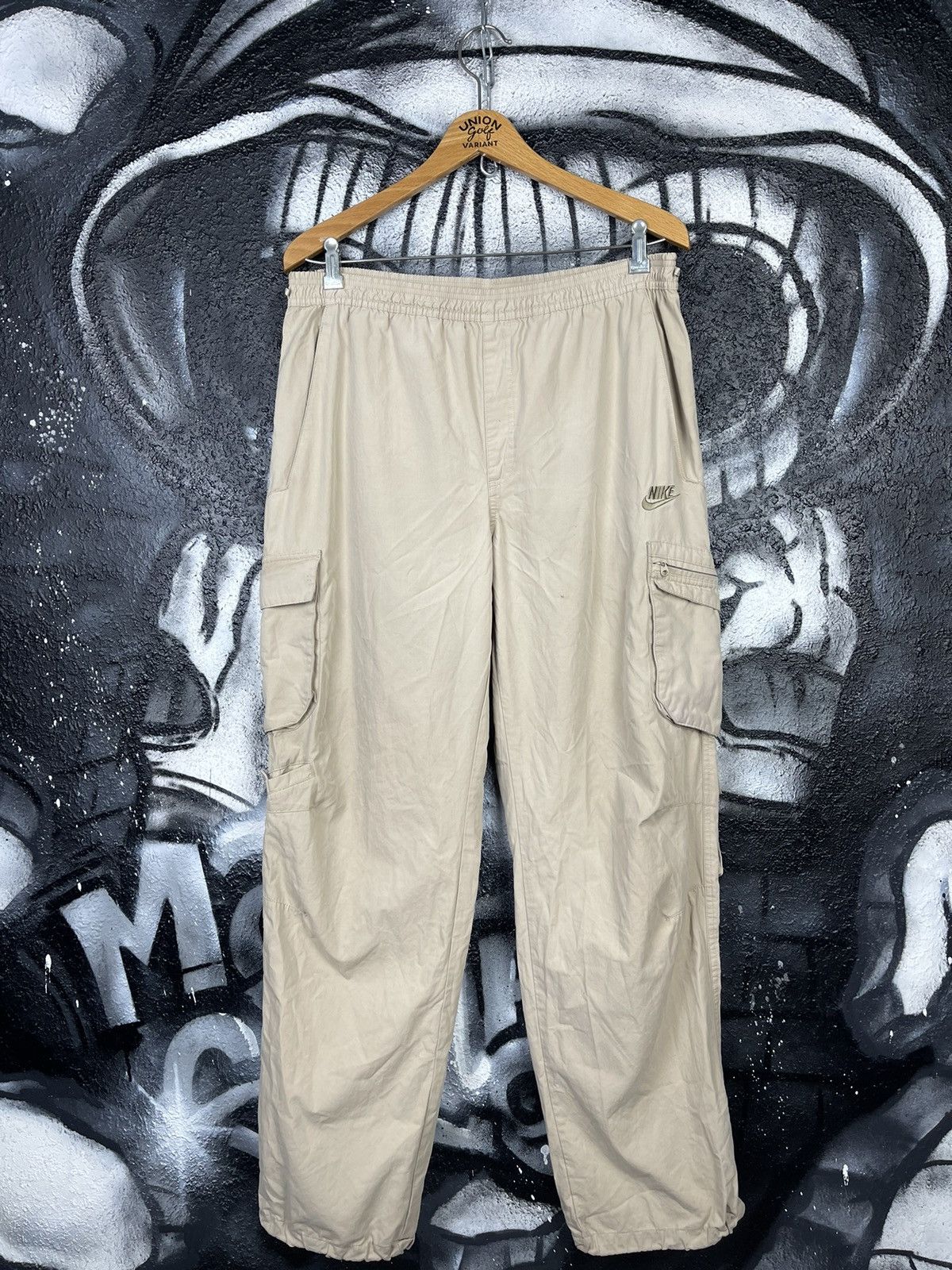 Nike × Vintage Y2K Nike Beige Cargo Pants Men’s Size L Size US 34 / EU 50 - 3 Thumbnail
