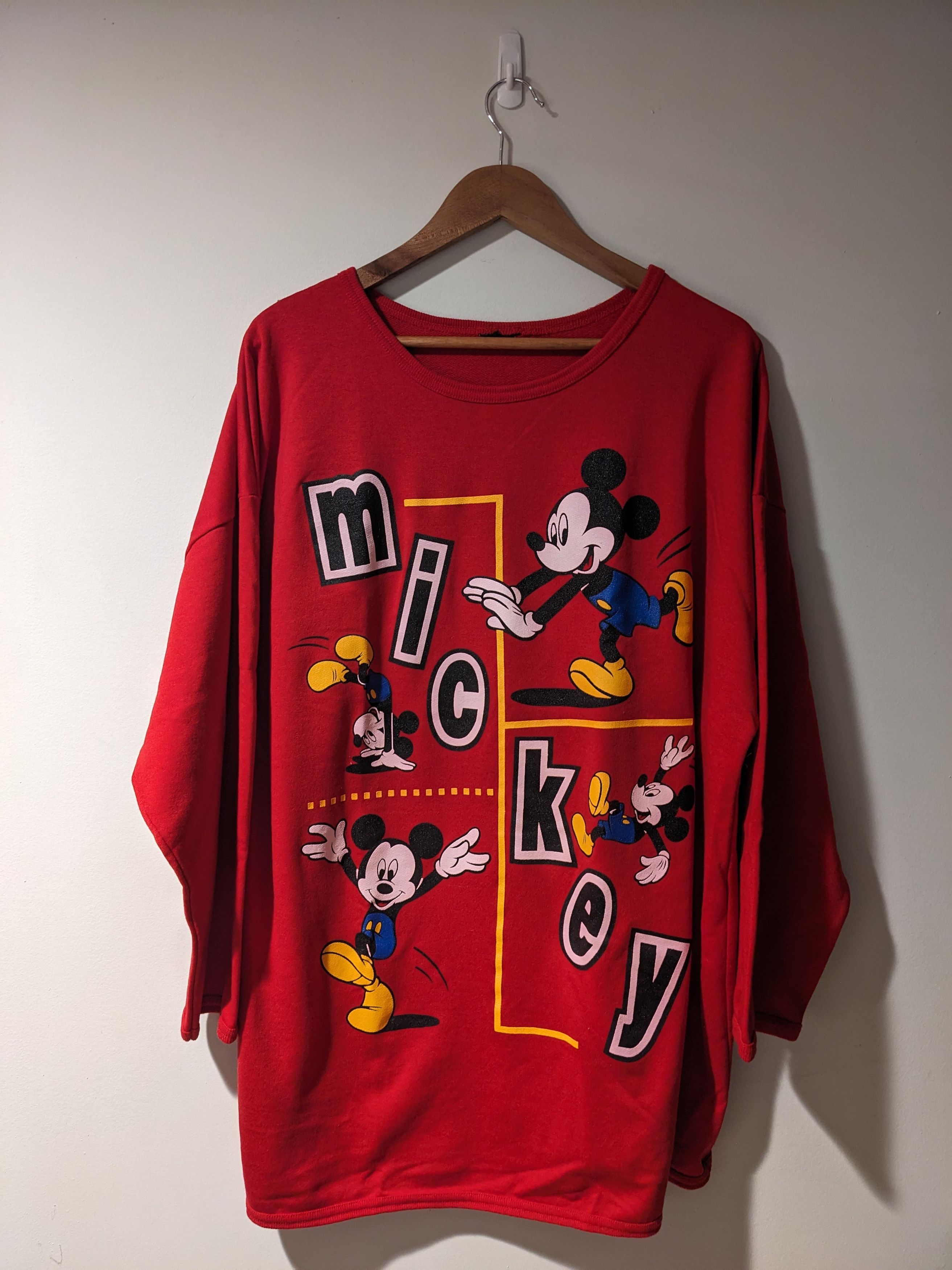 Disney Vintage 90s Mickey INC Disney Lightweight Sweatshirt Size US XXL / EU 58 / 5 - 1 Thumbnail