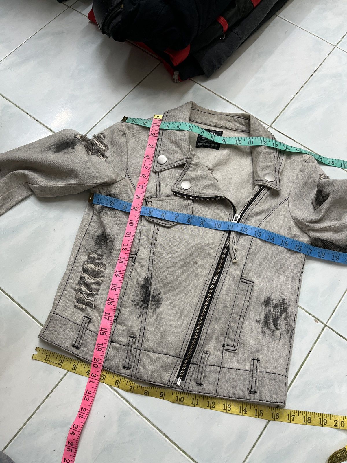 If Six Was Nine × Japanese Brand × Le Grande Bleu (L.G.B.) 🔥🔥🔥ARCHIVE GLAD NEWS RIDER JACKET Size S / US 4 / IT 40 - 19 Thumbnail