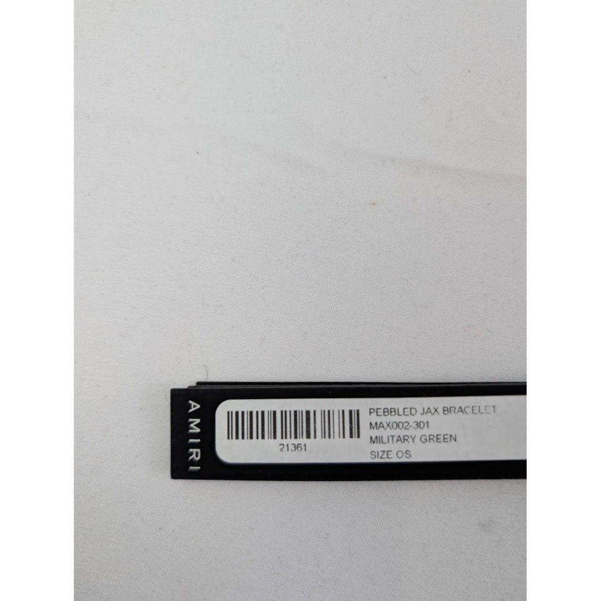 Amiri o1rshd1 Q:2 / Size: OS / Pebbled Jax Bracelet Military Green Size ONE SIZE - 11 Thumbnail