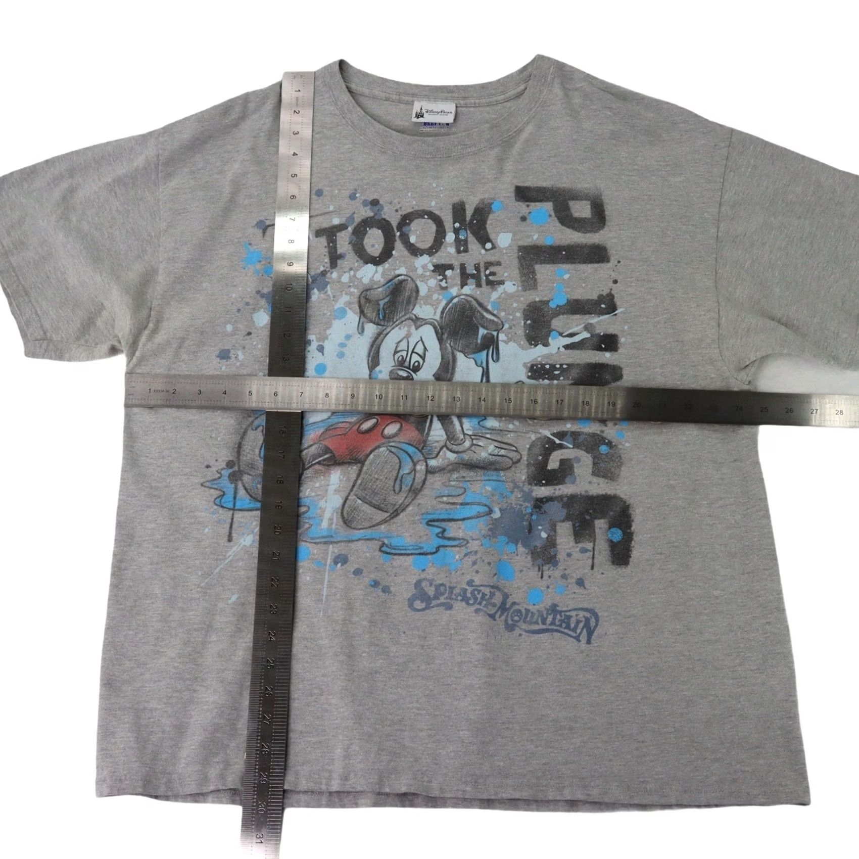 Disney DISNEY PARKS T-Shirt 2XL I RODE SPLASH MOUNTAIN AND ALL I GOT WAS SOAKED Vtg Mens Gray Size US XXL / EU 58 / 5 - 3 Thumbnail