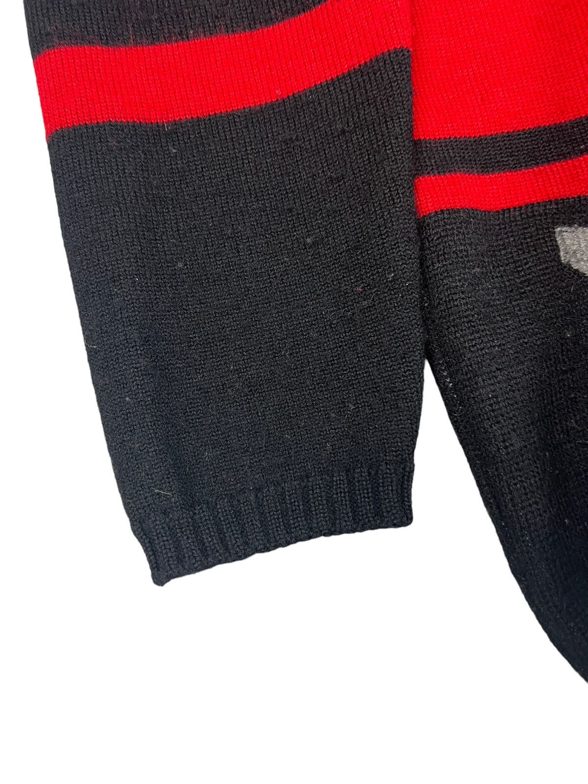 Yoshiyuki Konishi Ficce By Yoshiyuki Konishi ‘Devil Pitchfork” Knit Sweater Size US M / EU 48-50 / 2 - 6 Thumbnail