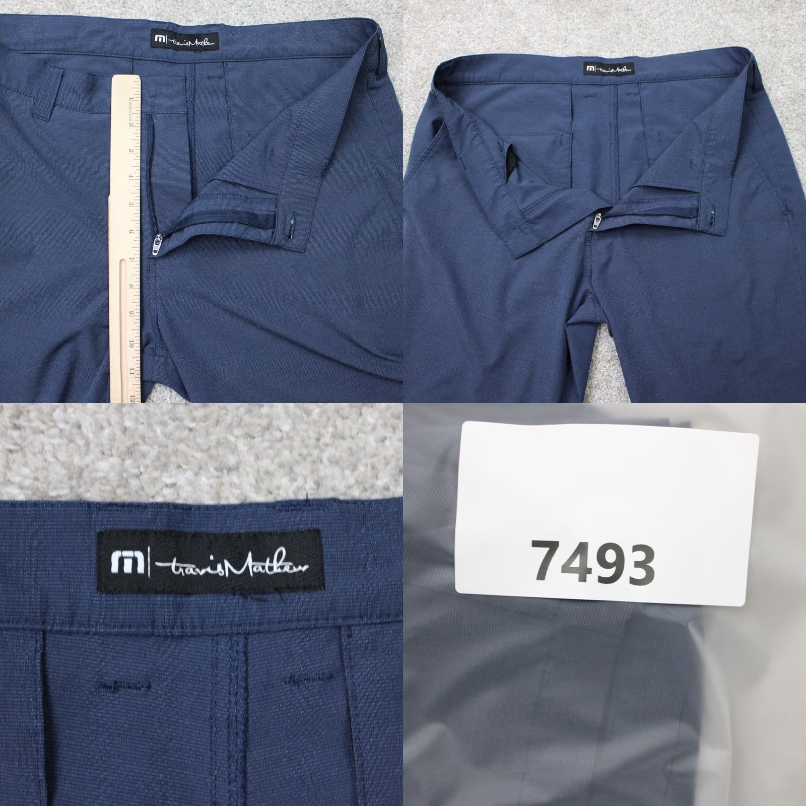 TravisMathew Travis Mathew Shorts Mens 34 Blue Golf 10" Lightweight Stretch Chino Athletic Casual Headline: Outdoor Sportswear? Size US 34 / EU 50 - 8 Thumbnail
