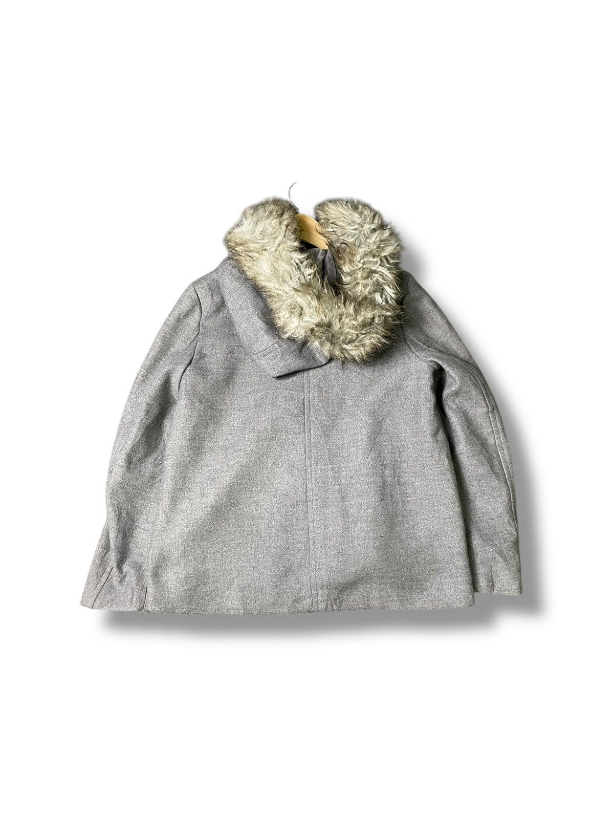 Vintage × Zara Zara Faux Fur Hooded Coat Jacket (33) Size US M / EU 48-50 / 2 - 3 Thumbnail
