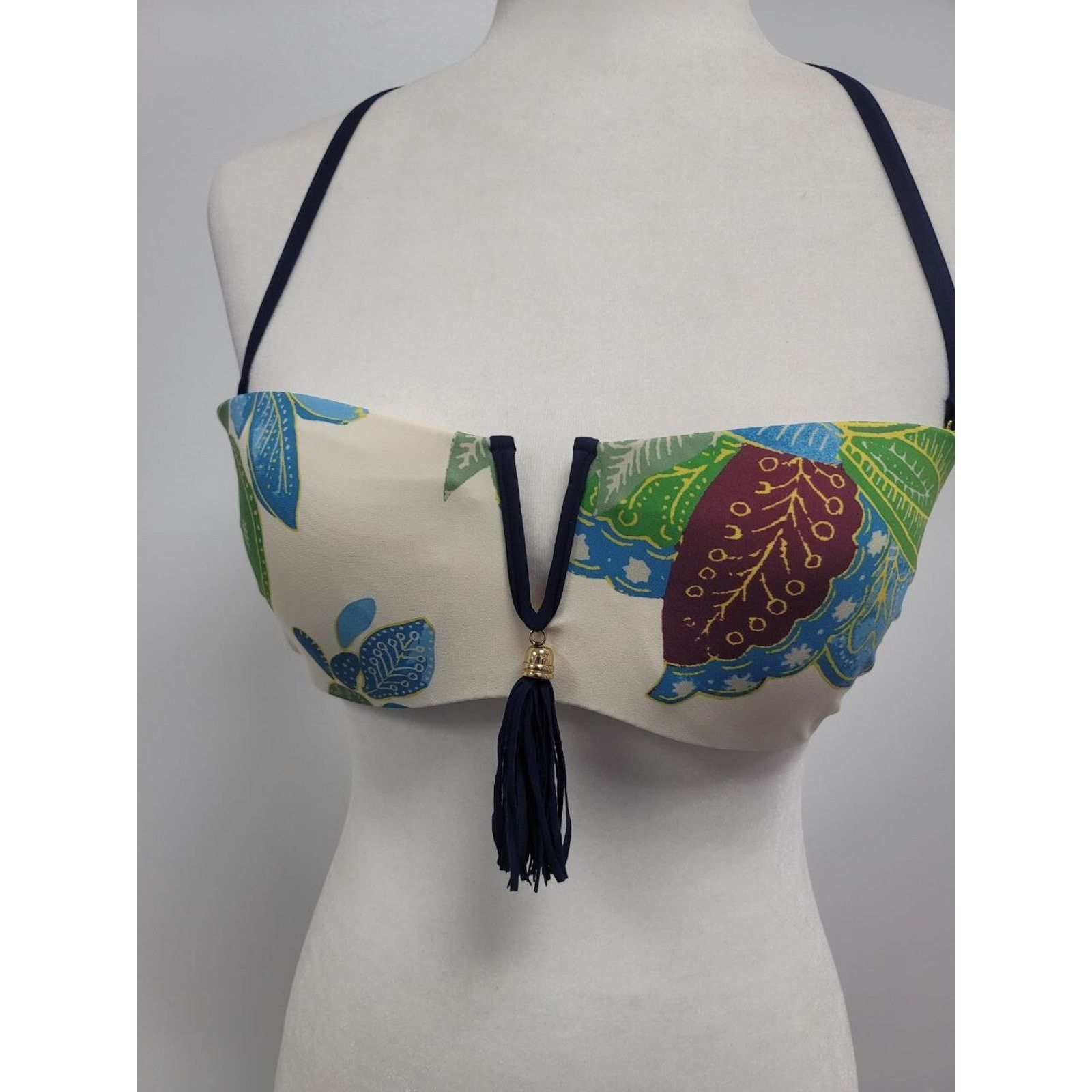 Tory Burch TORY BURCH Women Underwire Bandeau Print Petite S A000066 Size ONE SIZE - 8 Thumbnail