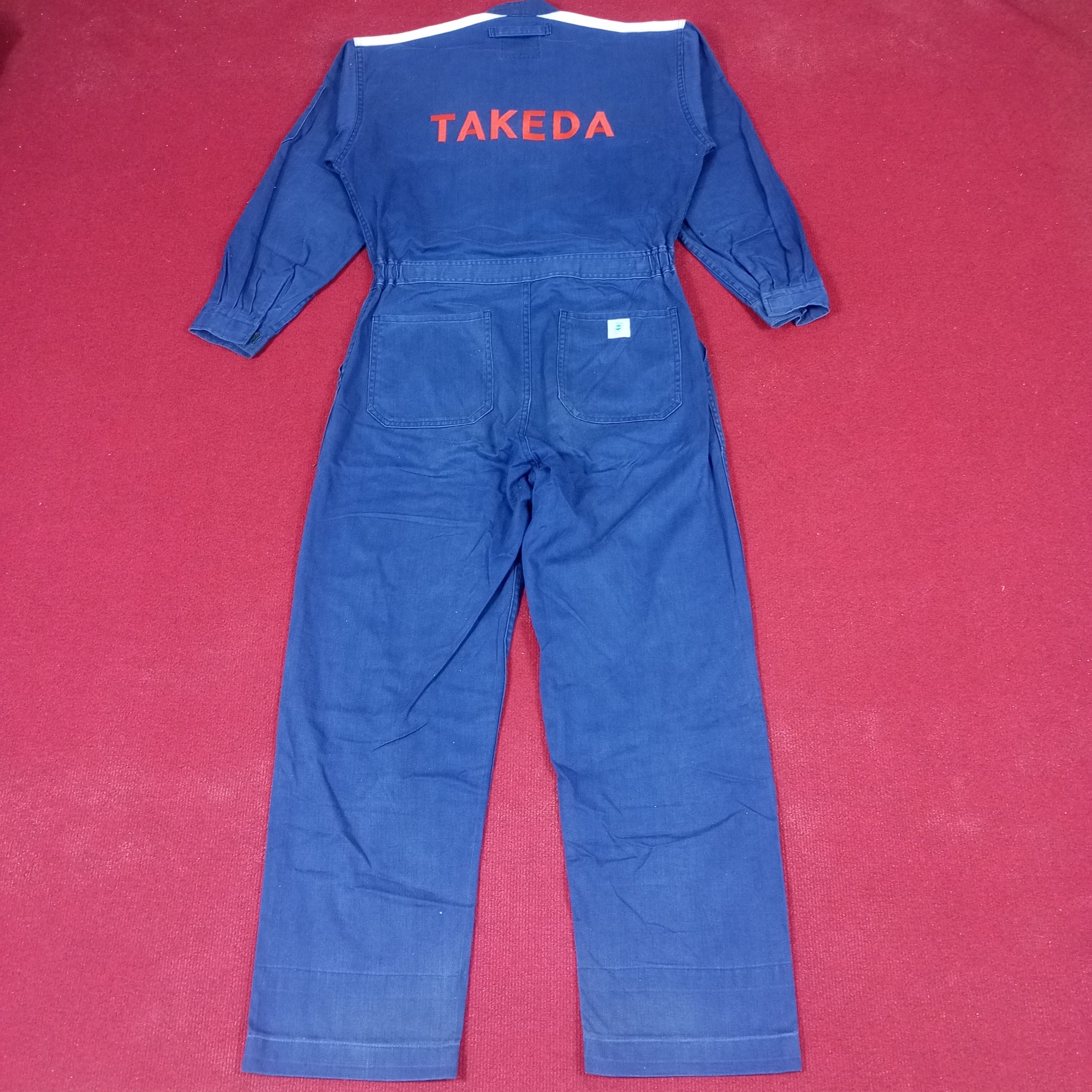 Vintage Takeda Workwear Japanese Style Motorsports Coverall Jacket Size US M / EU 48-50 / 2 - 1 Thumbnail