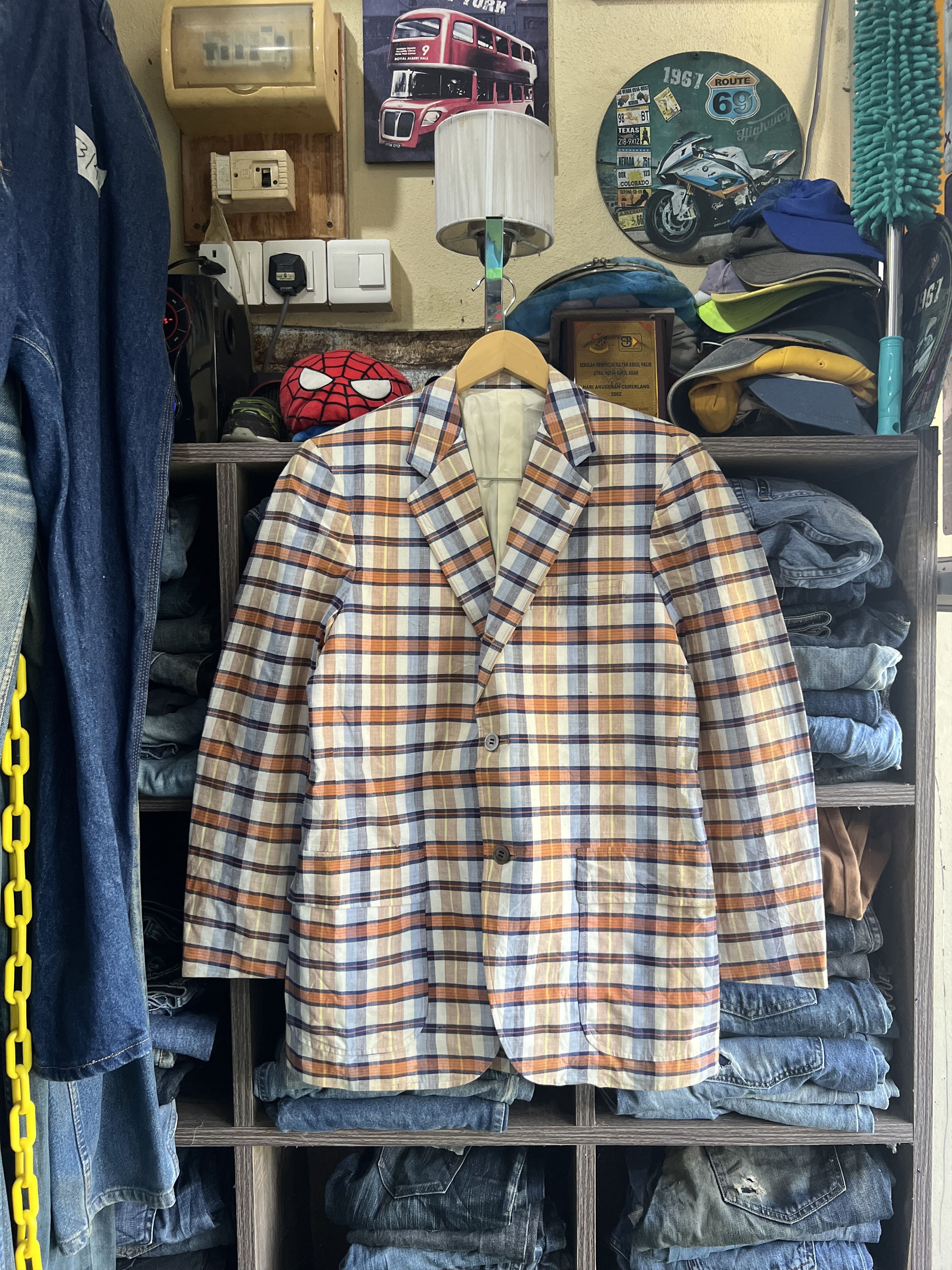 Van 🔥Vintage Van Checkered Blazer Size 40R - 15 Thumbnail