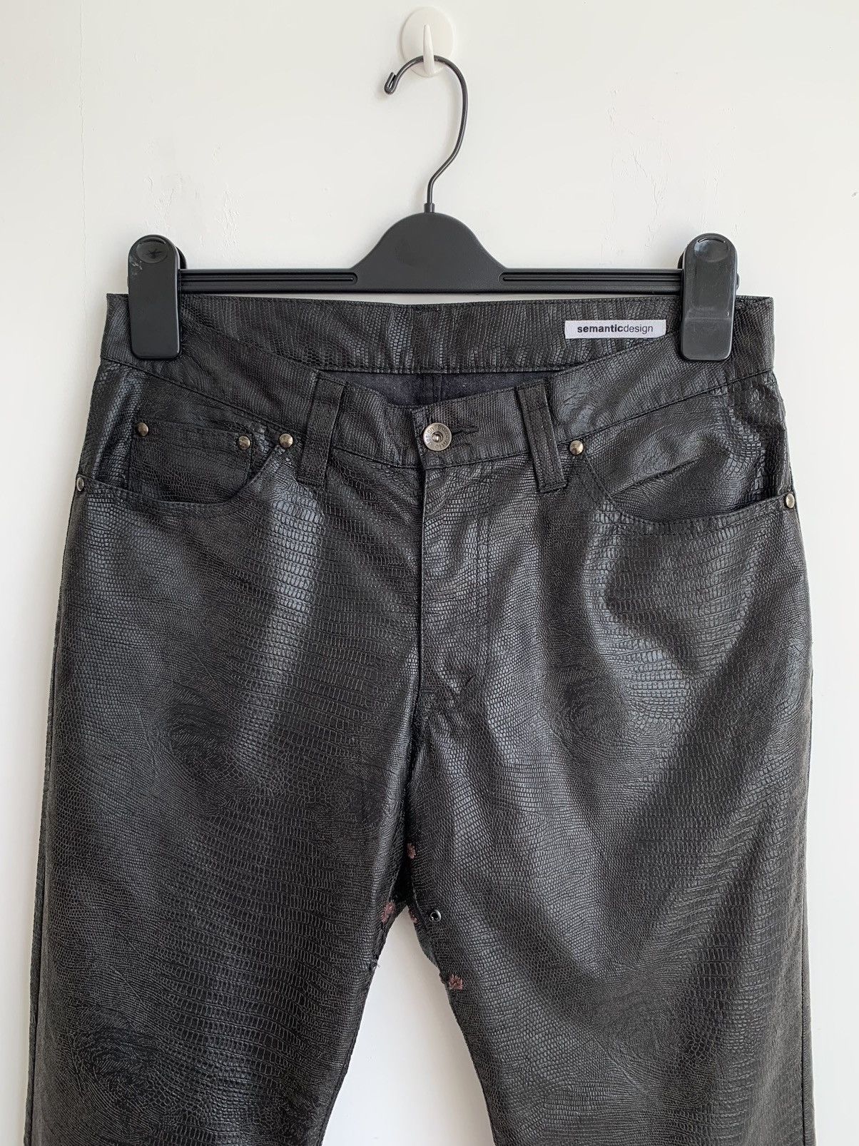 Japanese Brand 2000s Semantic Design Boot Cut Pant Size US 31 - 3 Thumbnail