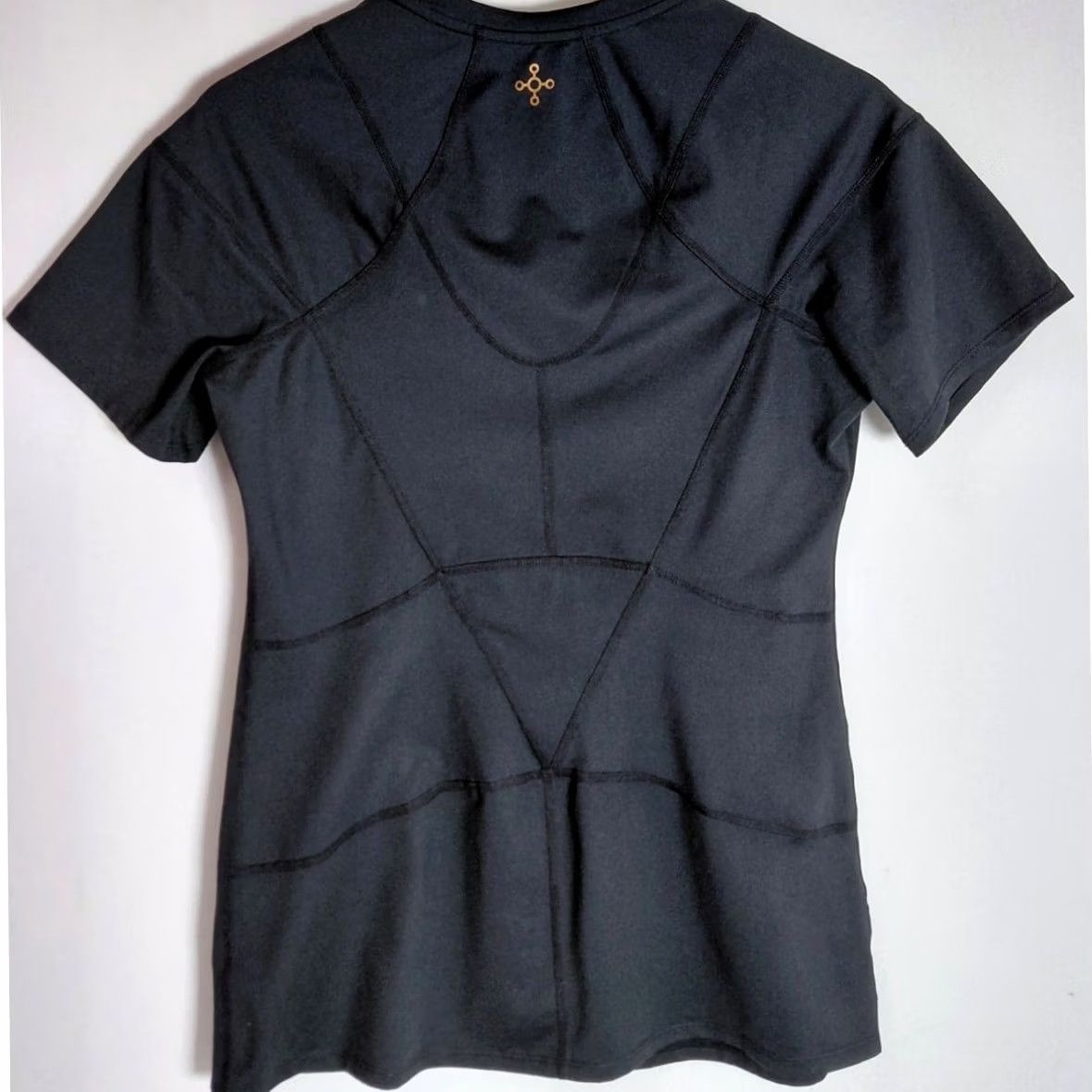 Vintage TOMMIE COPPER Copper & Zinc Infused Top Solid Short Sleeve XL Black Women T-Shirt Crew Neck Casual Breathable Comfort Size XL / US 12-14 / IT 48-50 - 2 Thumbnail