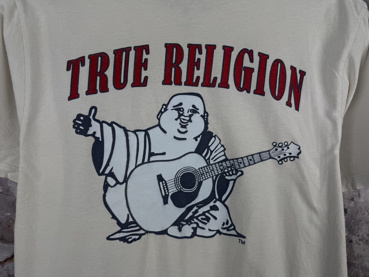 True Religion True Religion Buddha Graphic T-Shirt Cream Tee Big Logo Size US M / EU 48-50 / 2 - 16 Thumbnail