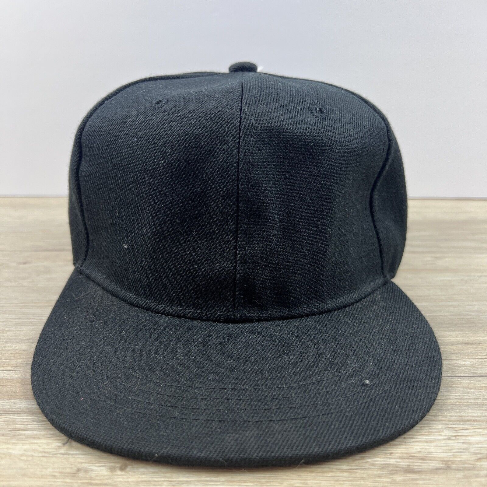Other Black Snapback Hat Adult Snapback Hat Black Adjustable Hat A Size ONE SIZE - 5 Thumbnail