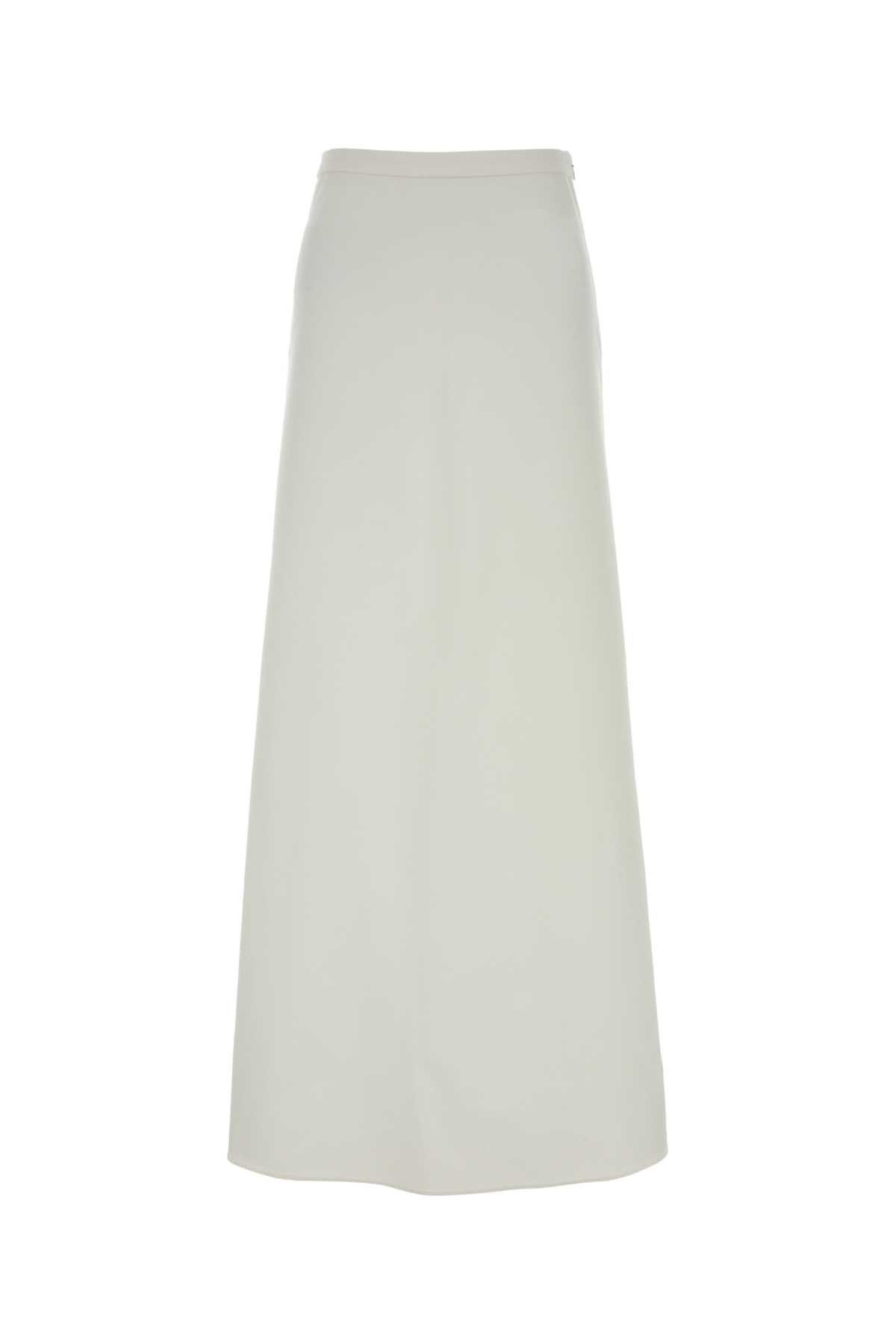 Max Mara White Jersey Vernice Skirt Size 27" / US 4 / IT 40 - 1 Thumbnail