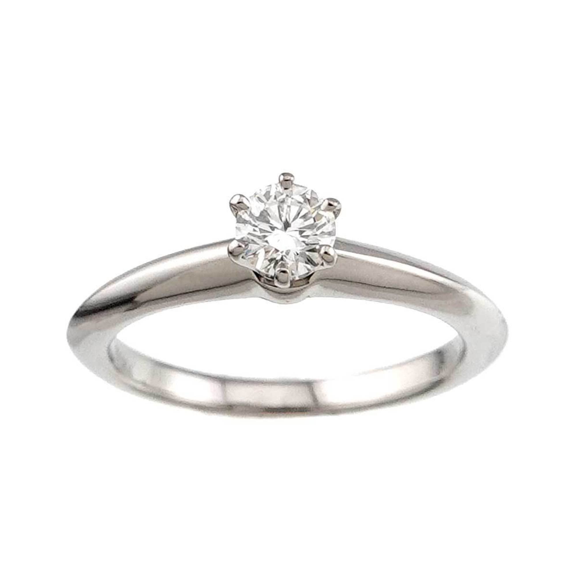 Tiffany & Co. Tiffany & Co. Solitaire Ring with 0.20ct Diamond in Platinum Size ONE SIZE - 1 Thumbnail