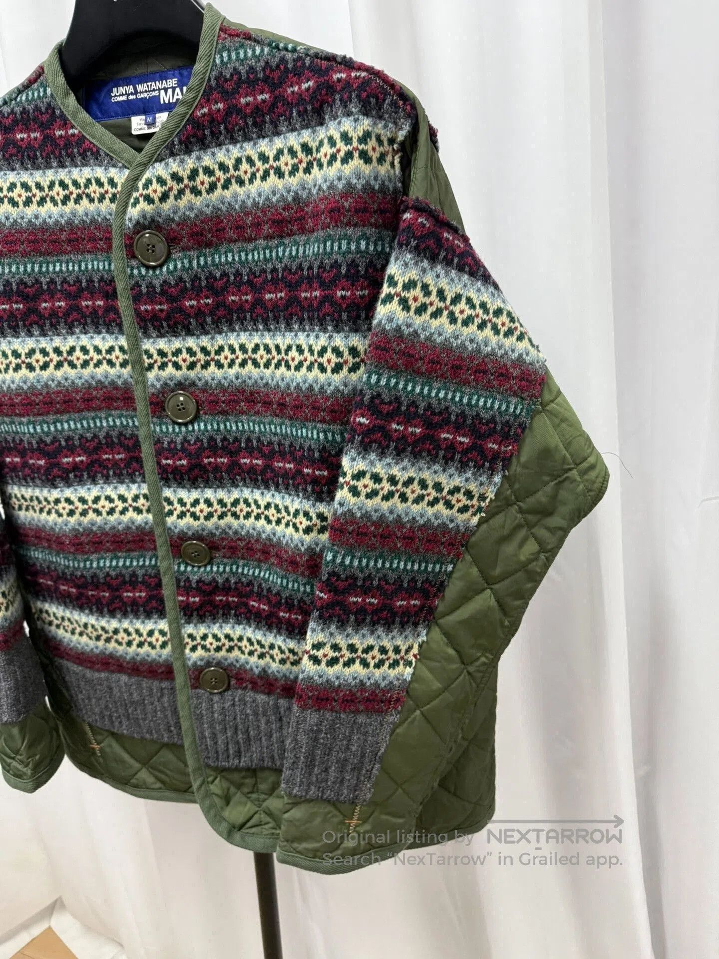 Junya Watanabe junya watanabe striped cotton jacket. Size US M / EU 48-50 / 2 - 2 Thumbnail