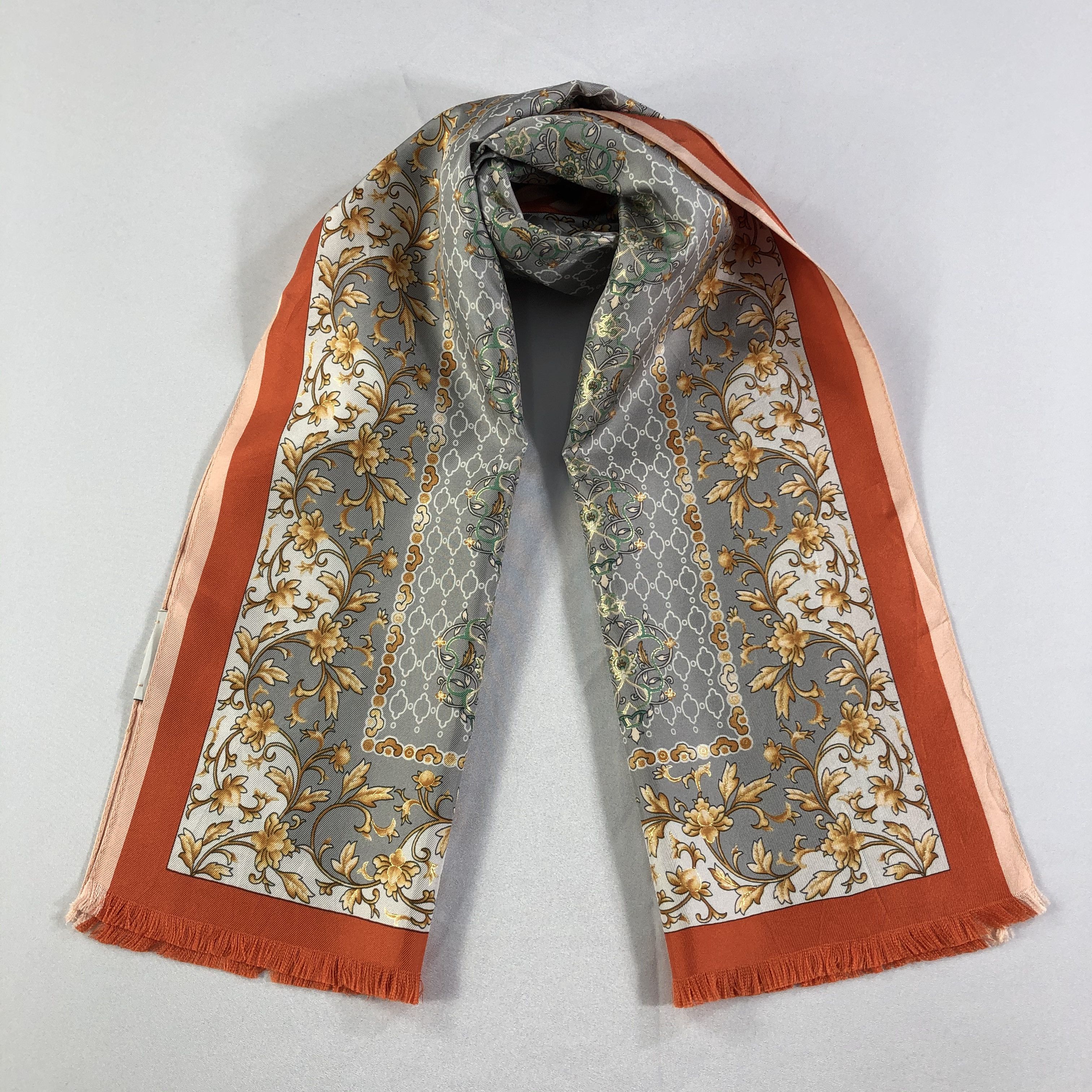 Vintage Vintage Vakko Silk Scarf Size ONE SIZE - 2 Thumbnail