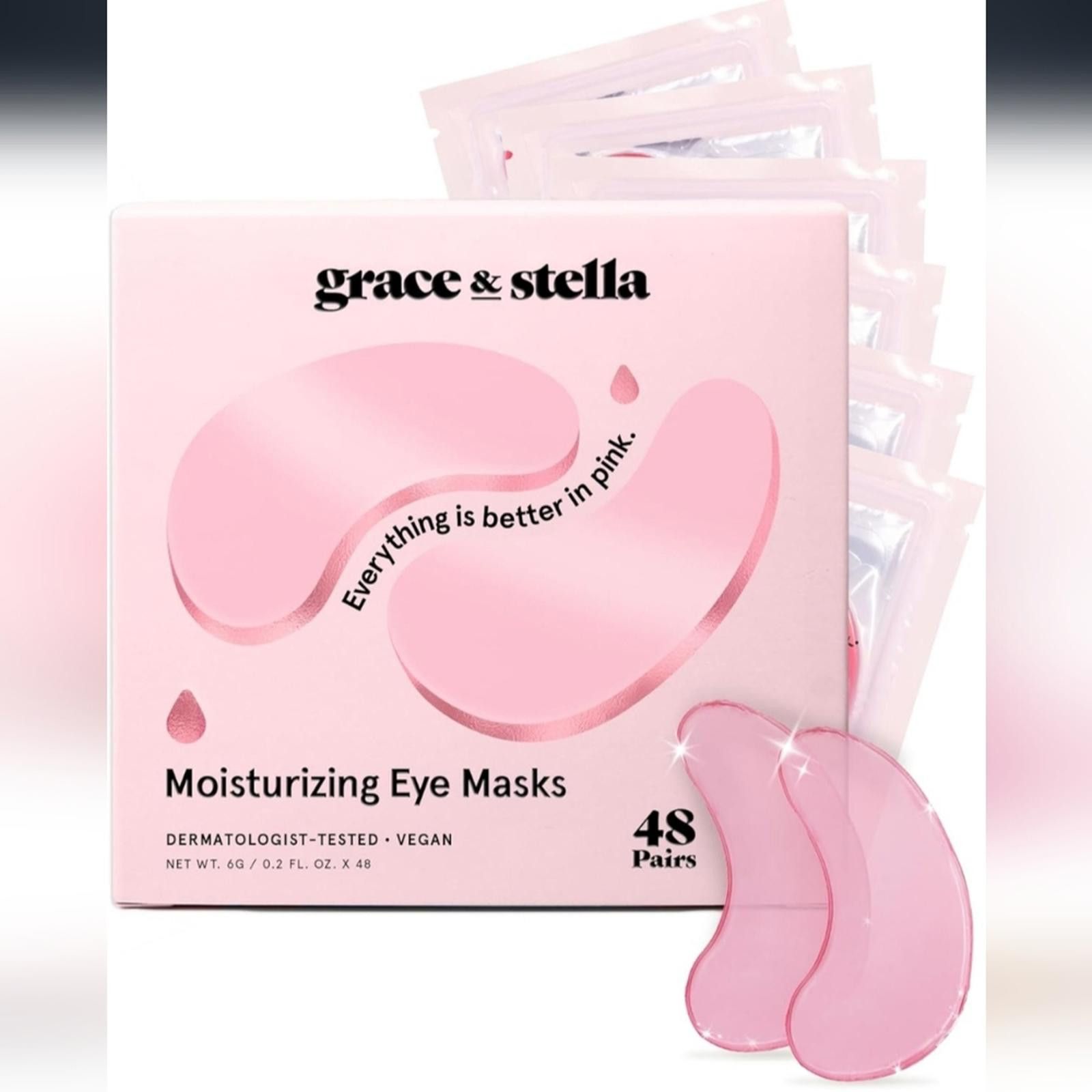 Designer Grace & Stella Moisturizing Eye Masks 1 Pair Eye Mask Size ONE SIZE - 10 Thumbnail