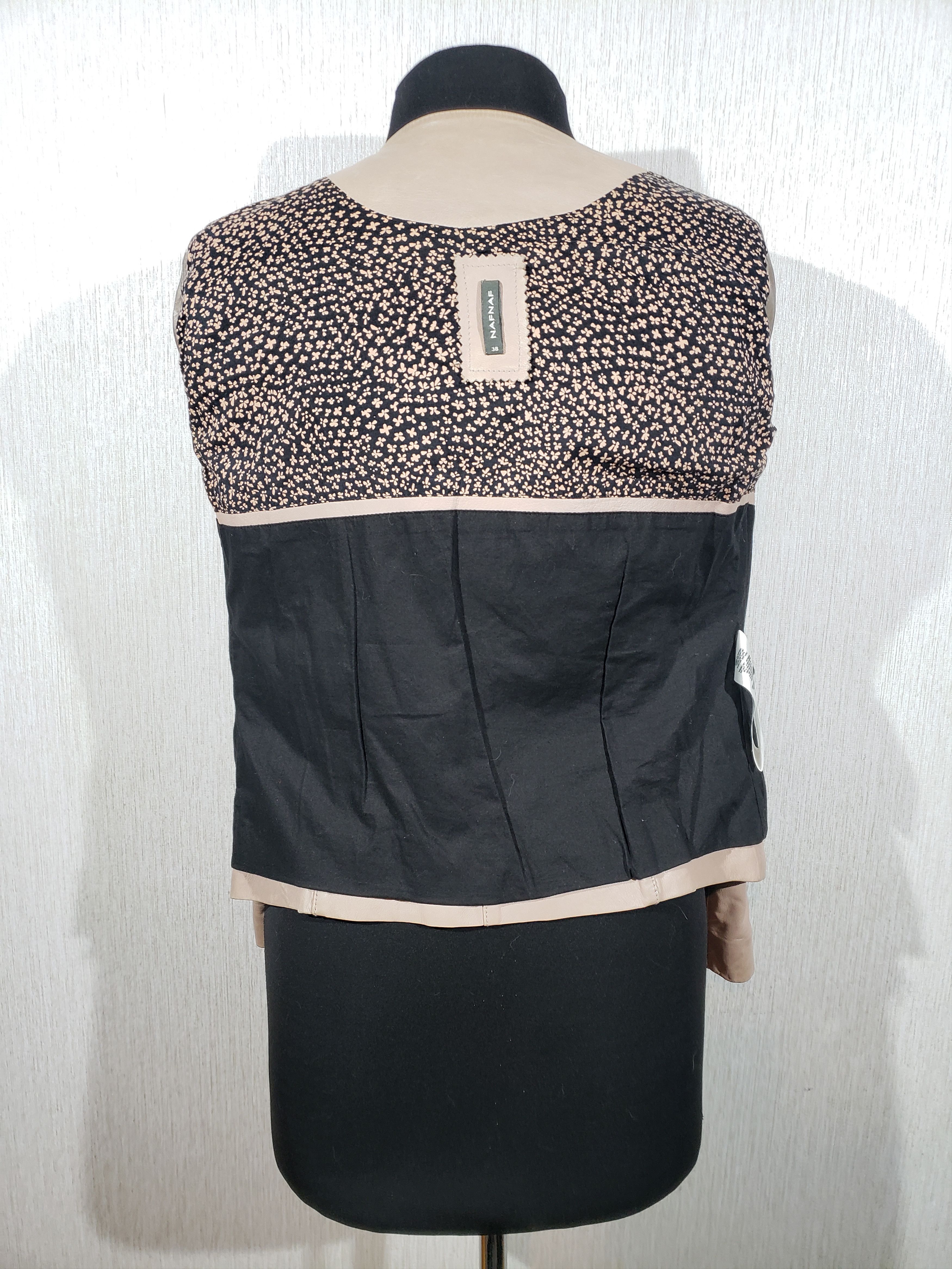 Other Stylish women's leather jacket with a metal zipper. Size M / US 6-8 / IT 42-44 - 5 Thumbnail