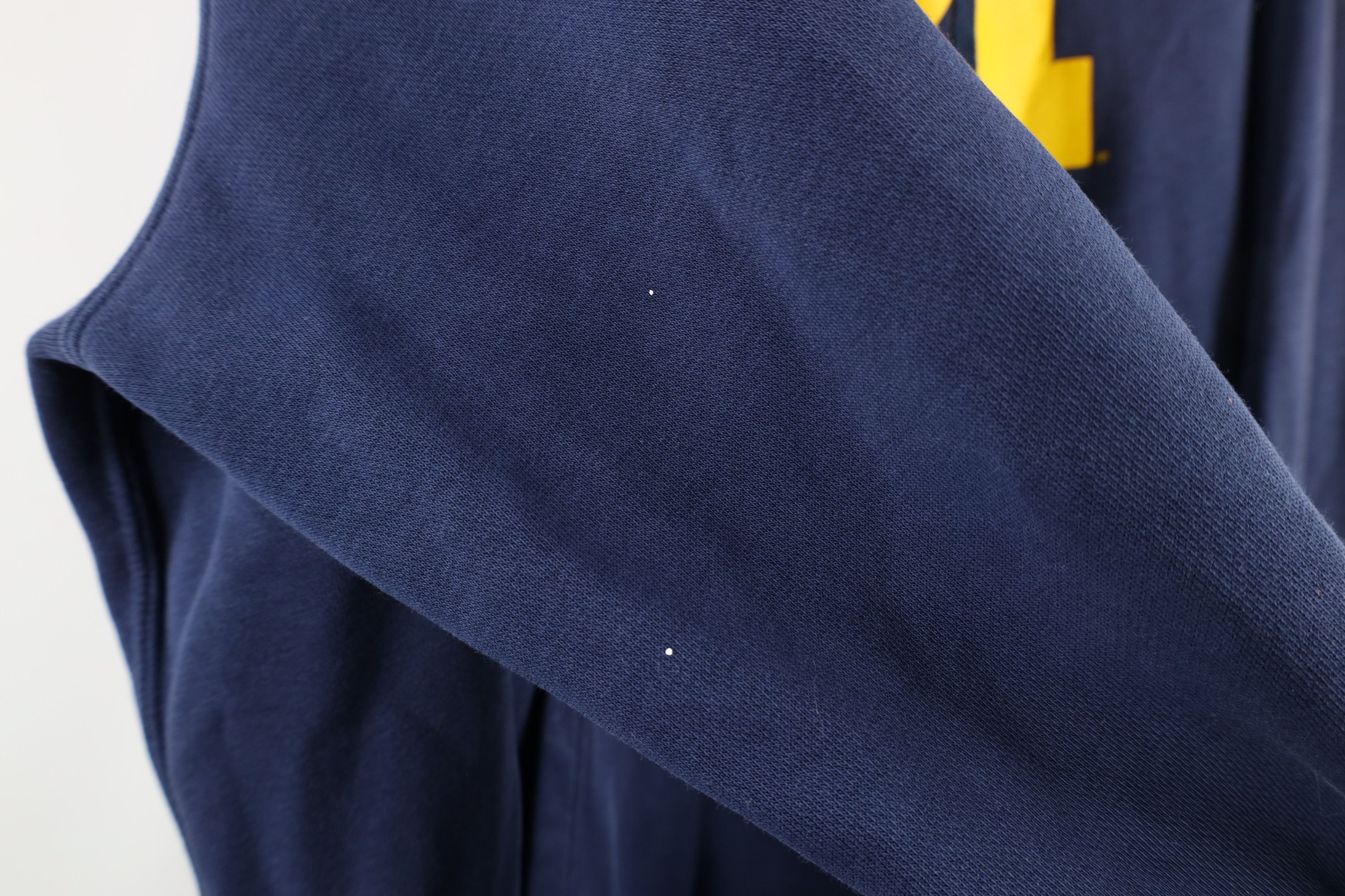 Nike × Vintage Nike Mens M University of Michigan Hoodie Sweatshirt Blue Size US L / EU 52-54 / 3 - 6 Thumbnail