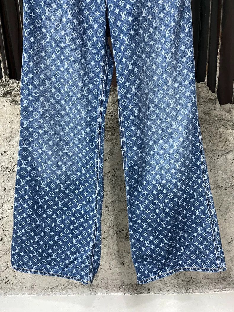 Louis Vuitton Louis Vuitton Old Flower Jeans Size US 38 / EU 54 - 4 Thumbnail