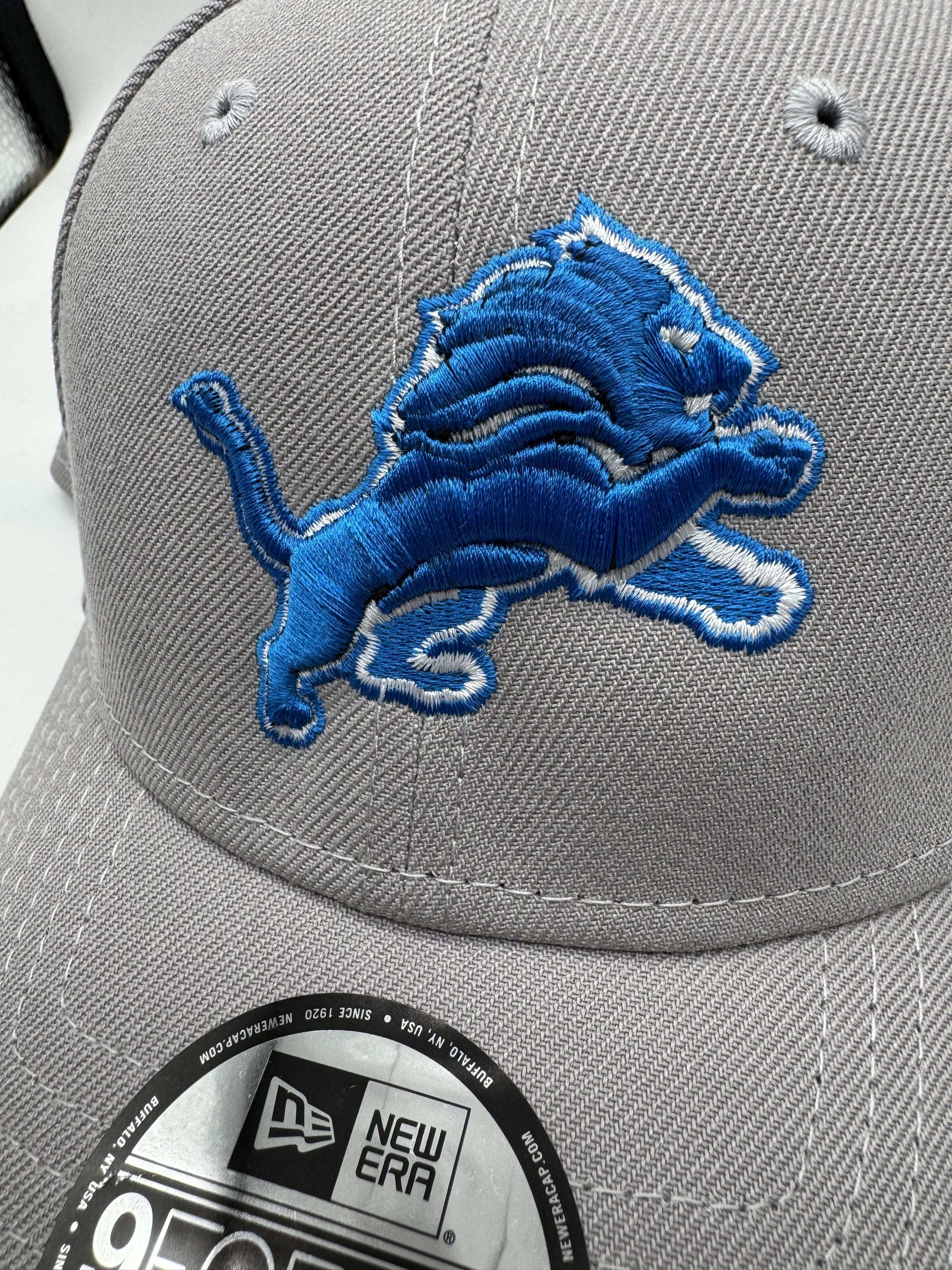 New Era New Era Detroit Lions Gray Hat Cap Adjustable New Size ONE SIZE - 2 Thumbnail
