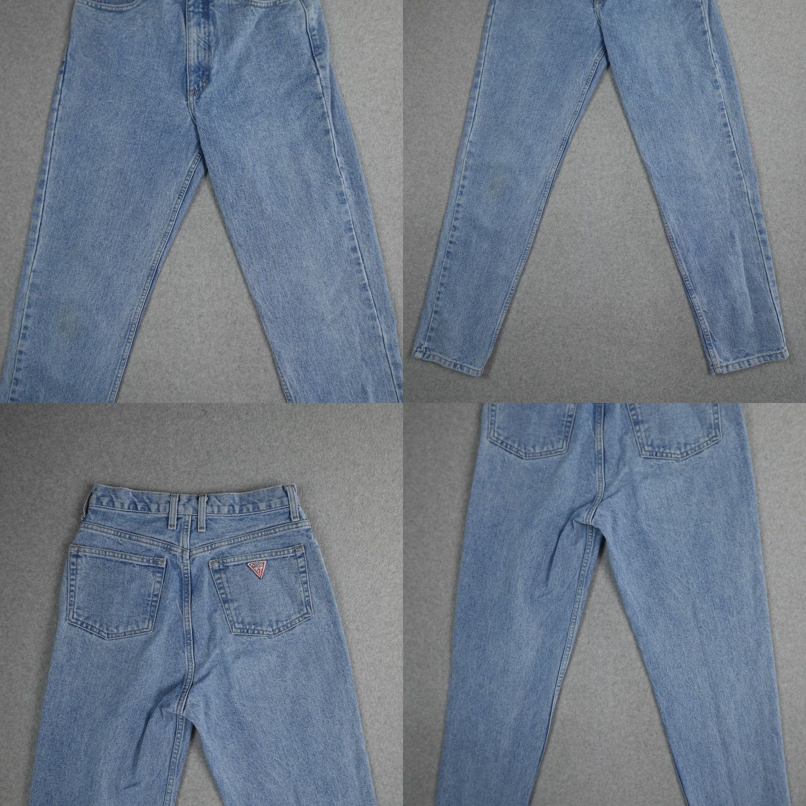 Guess GUESS Jeans Vintage 29 (29X29) High Waist Denim Blue 5-Pocket Regular Size 29 Women’s Jeans Size 29" - 9 Thumbnail