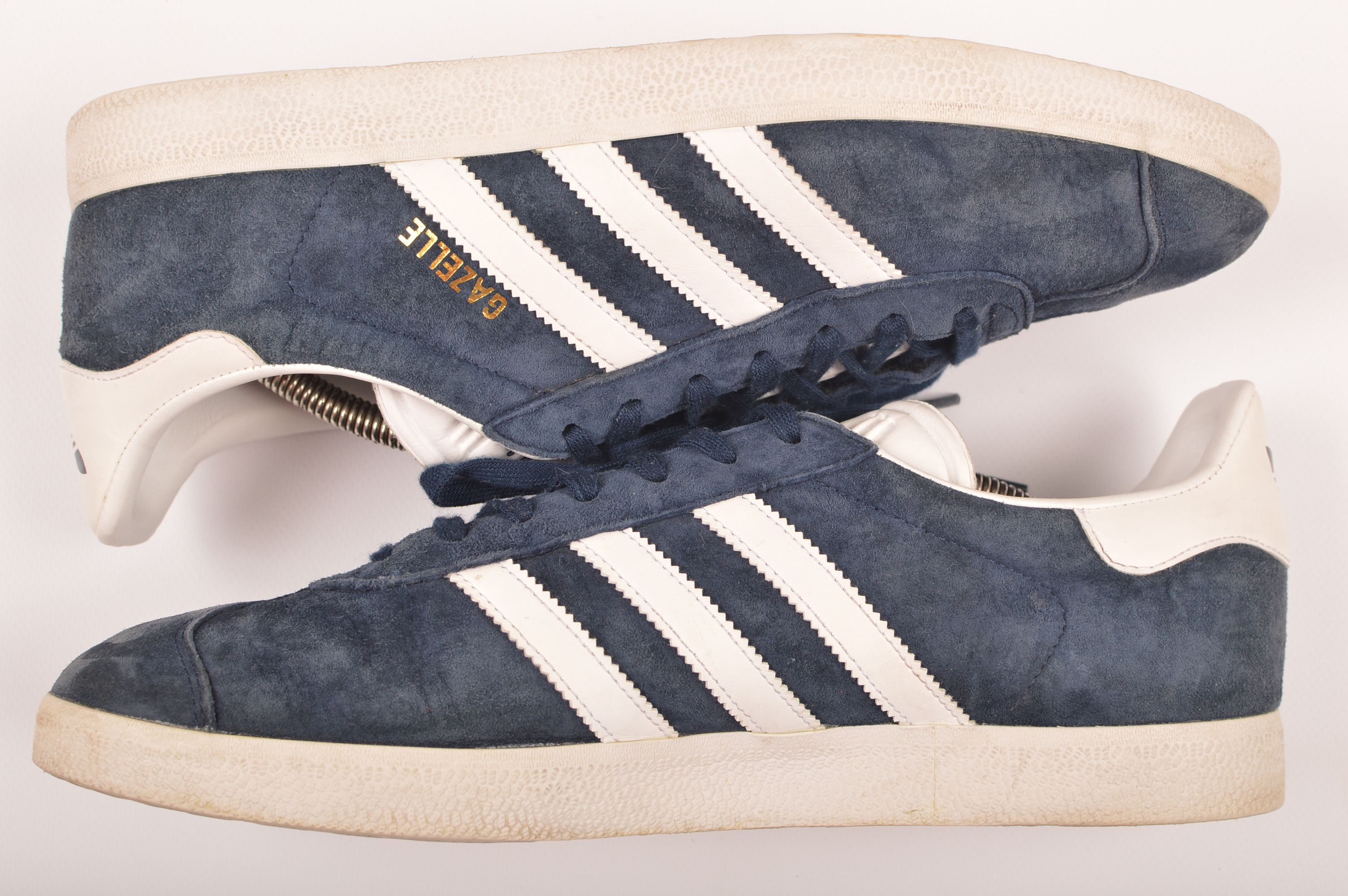 Adidas Adidas Gazelle Originals Navy Blue Suede Sneakers Size US 11 / EU 44 - 5 Thumbnail