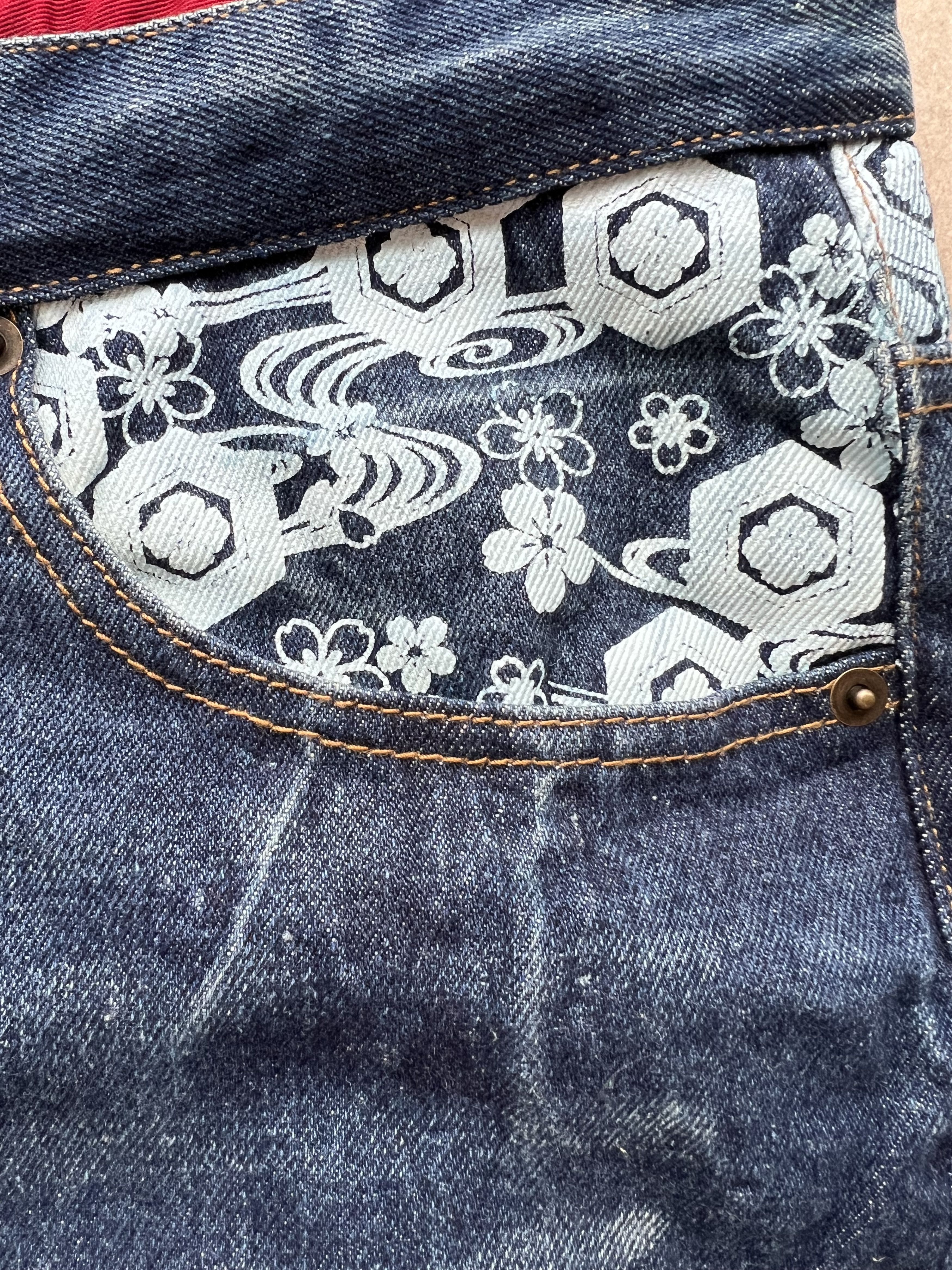Japanese Brand FUGUTAITEN Embroidered Vintage Japenese Jeans Size US 40 / EU 56 - 5 Thumbnail