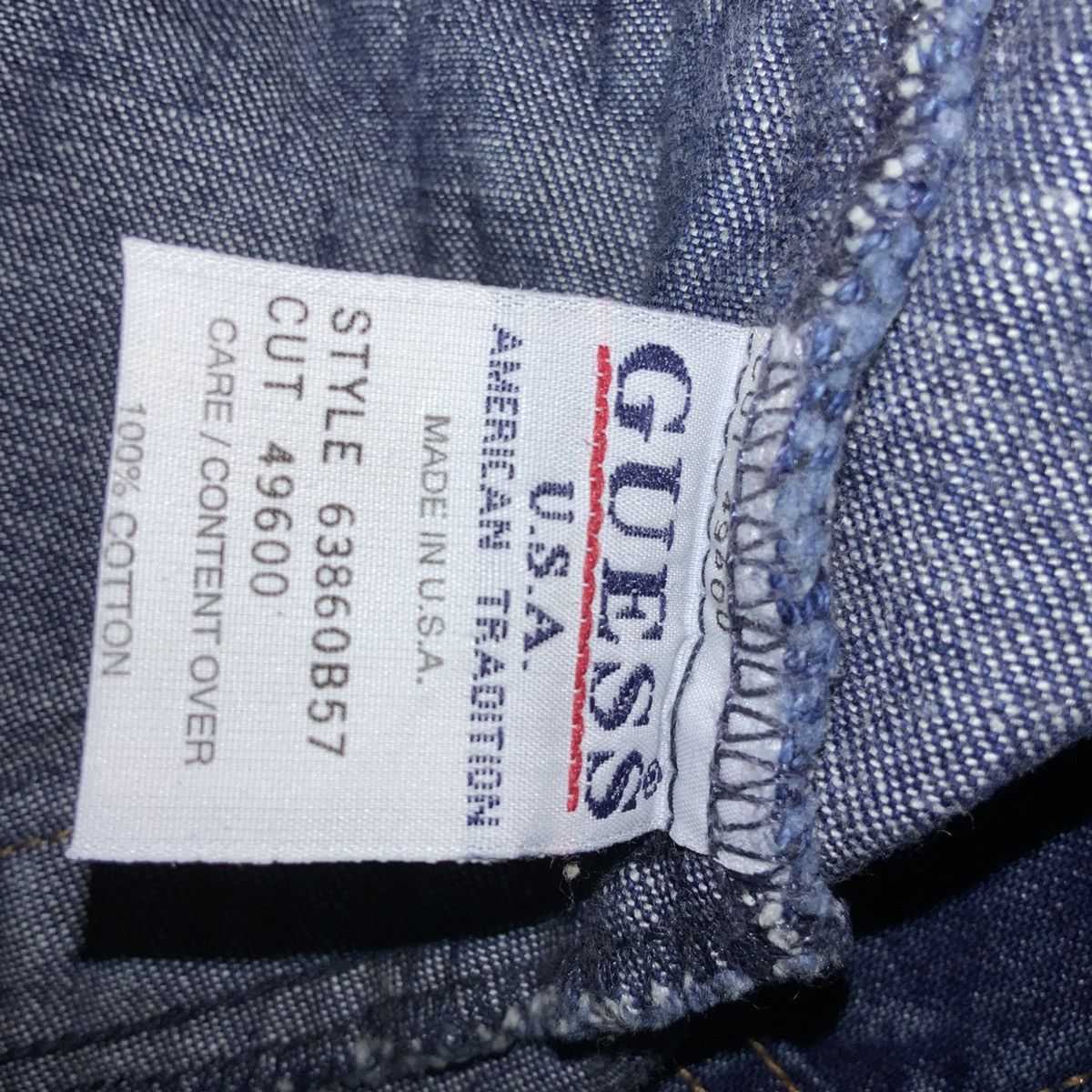 Guess Guess Glamour Denim trucker denim jacket velvet trim Sz L Size L / US 10 / IT 46 - 9 Thumbnail