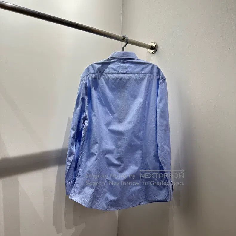 Hermes Hermes size 43 Single Breasted Point Collar Long Sleeve Shi Size US L / EU 52-54 / 3 - 2 Thumbnail