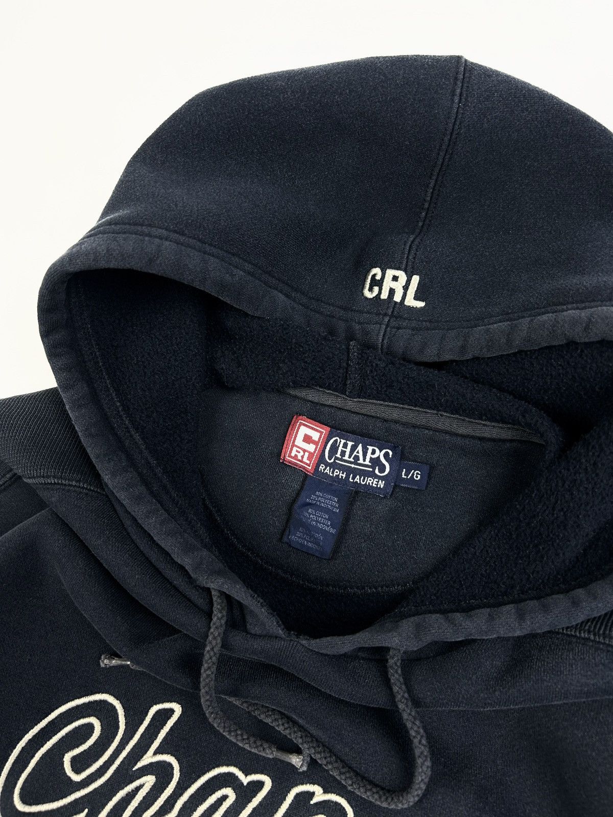 Chaps Ralph Lauren Vintage Ralph Lauren Chaps Rare Baggy Hoodie Y2k Size US L / EU 52-54 / 3 - 8 Thumbnail