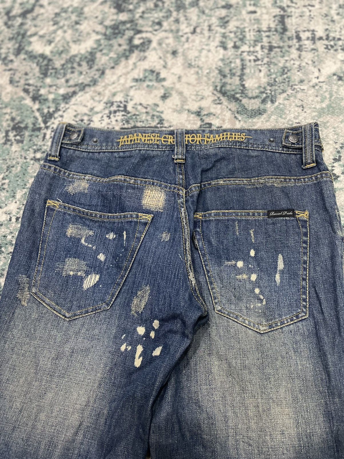 Other Of The Neige Style Distressed Flare Denim Jeans Size US 32 / EU 48 - 13 Thumbnail