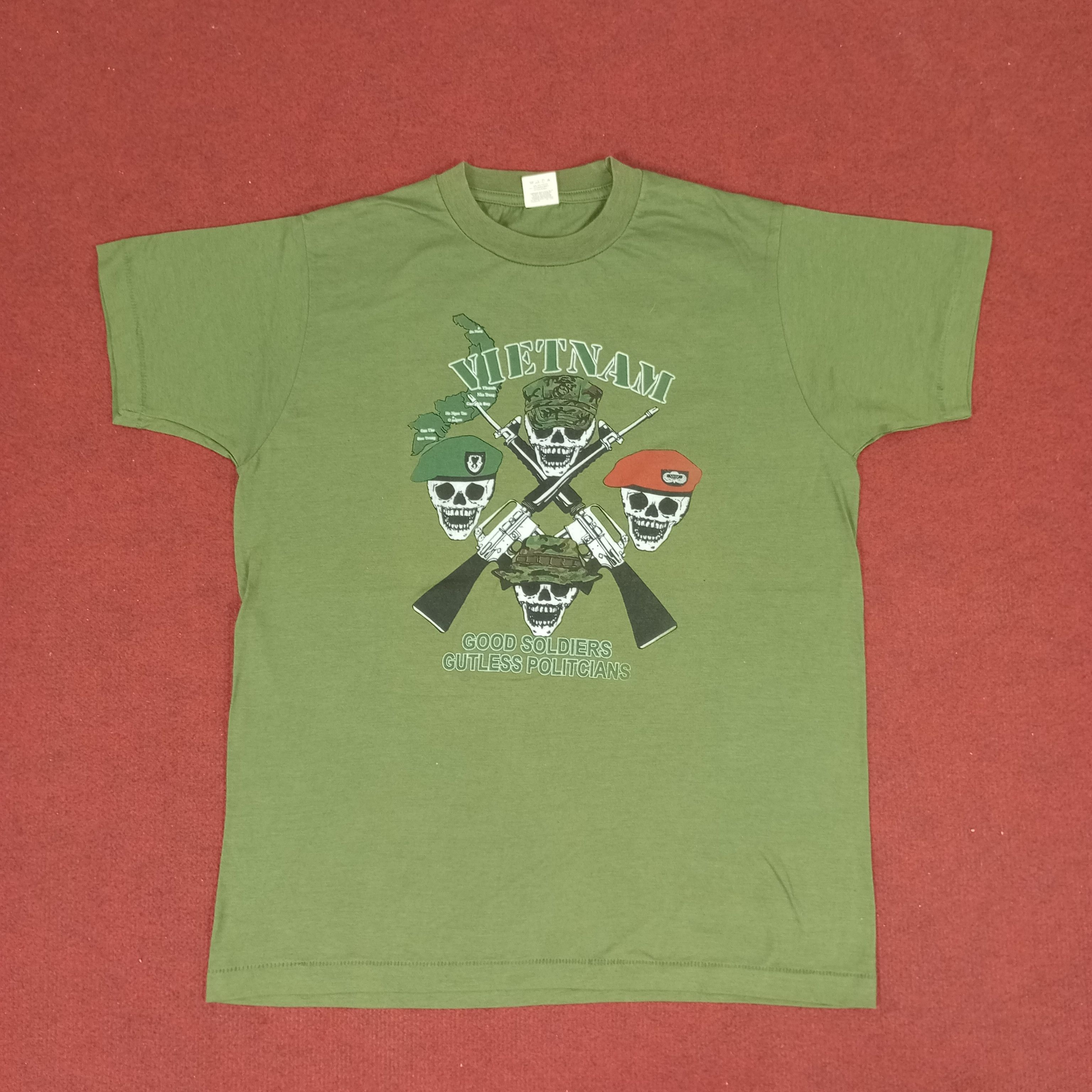 Vietnam Soldiers Army Style Streetwear Tshirt