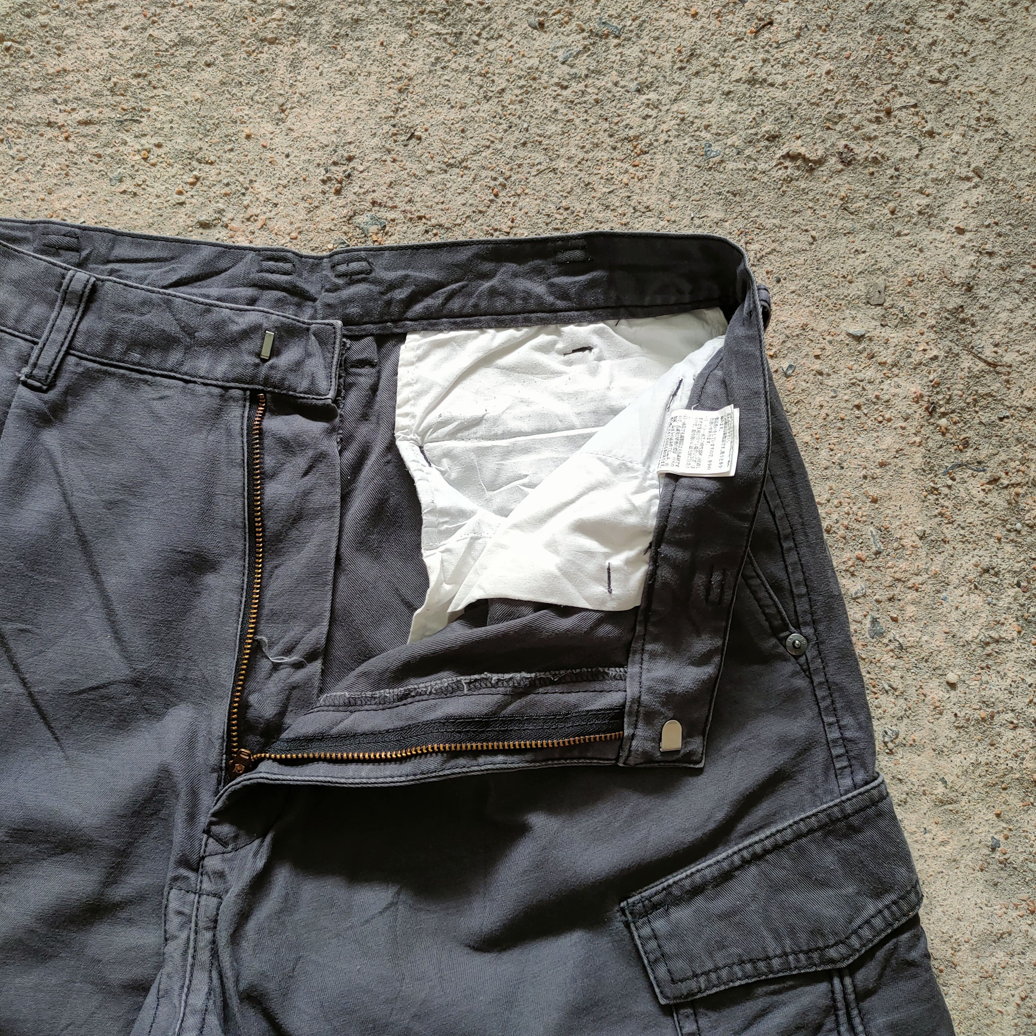 Japanese Brand × Vintage G GROUND DARK GREY CARGO PANTS Size US 34 / EU 50 - 5 Thumbnail