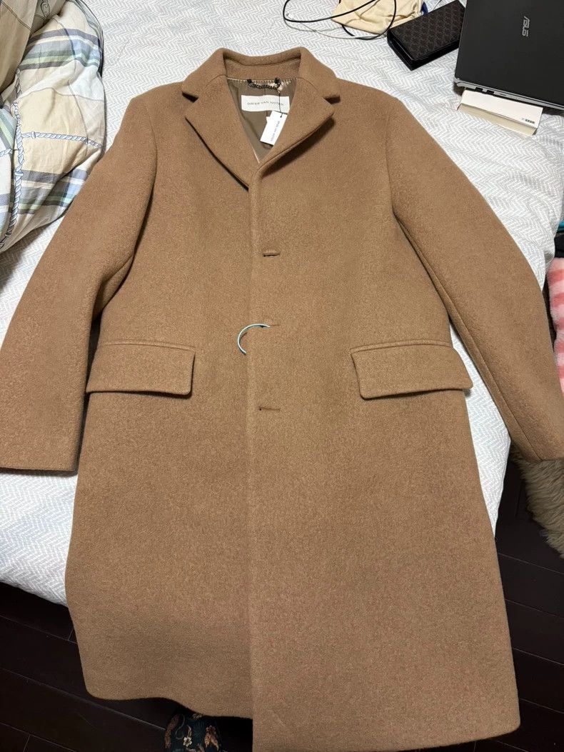 Dries Van Noten Dries Van Noten Mid-Length Wool Coat Size US L / EU 52-54 / 3 - 1 Thumbnail