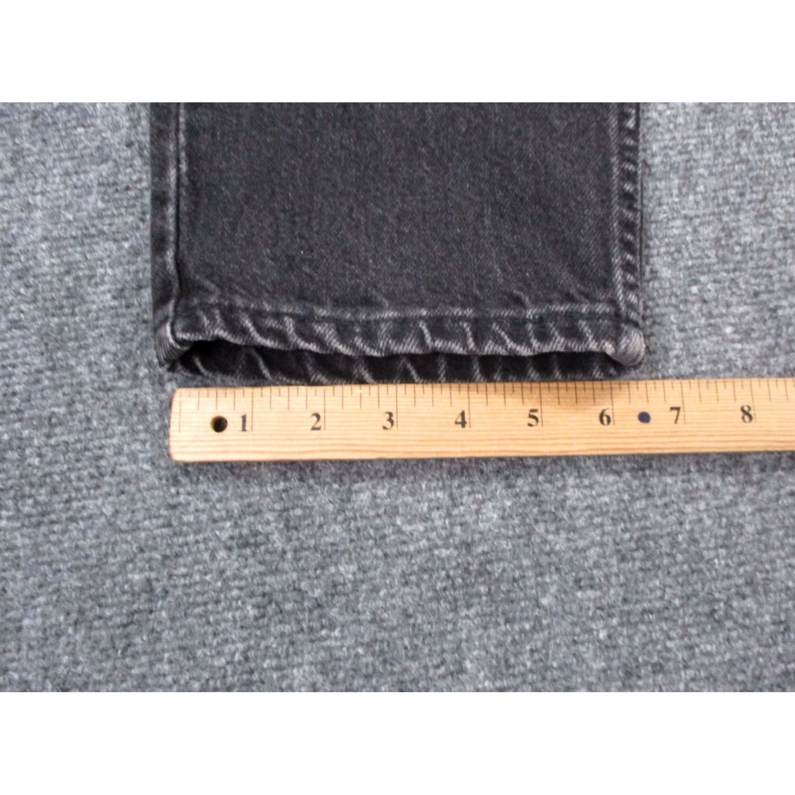 Levi's Levi's Jeans Mens 36 Regular Black Denim Straight 550 Orange Tab USA Made Jeans Men 36 Black Denim Straight Jeans Mens 550 Orange Tab USA Made Size US 32 / EU 48 - 5 Thumbnail