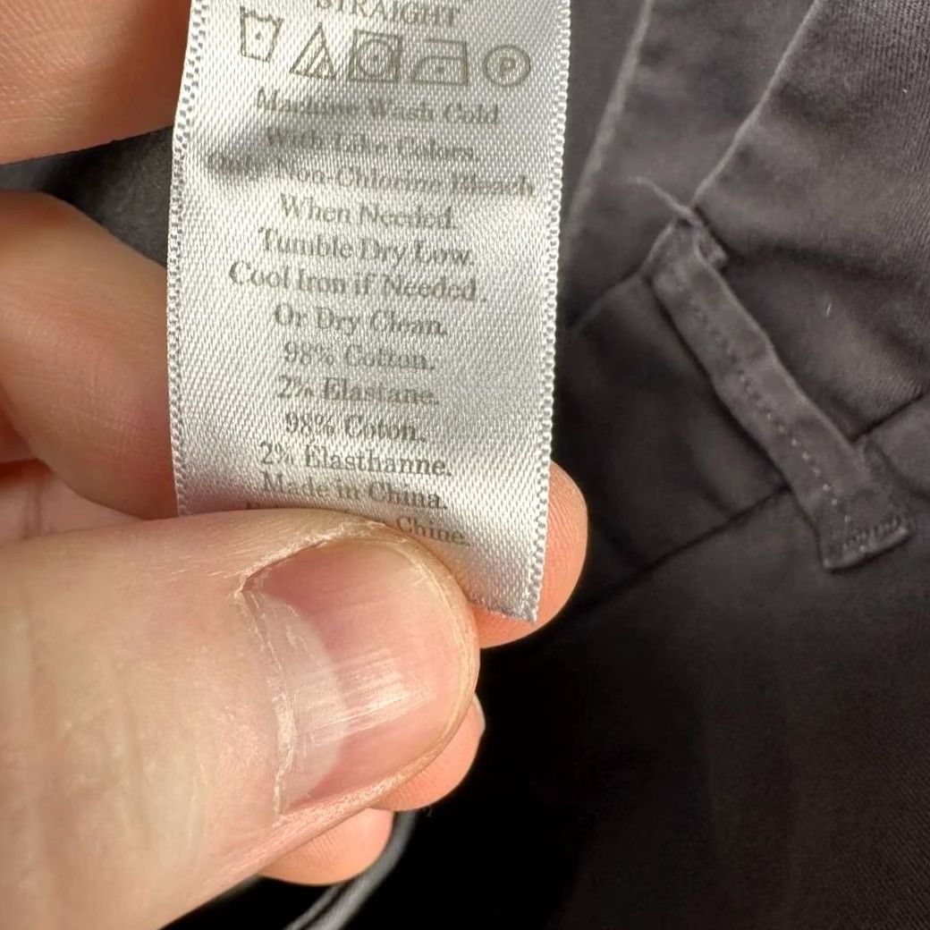 Everlane Everlane Pants Khaki Mens 32X32 Gray Flat Front Straight Pocket Stretch Casual Size US 32 / EU 48 - 5 Thumbnail