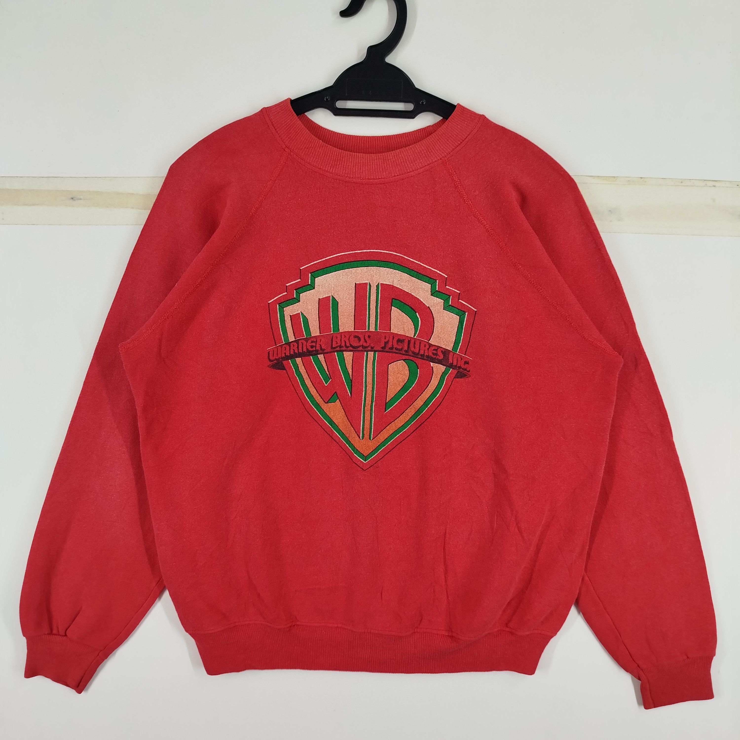 Hanes × Vintage × Warner Bros Vintage Warner Bros Pictures Big Logo 80's Hanes USA CropTop Size US M / EU 48-50 / 2 - 1 Thumbnail