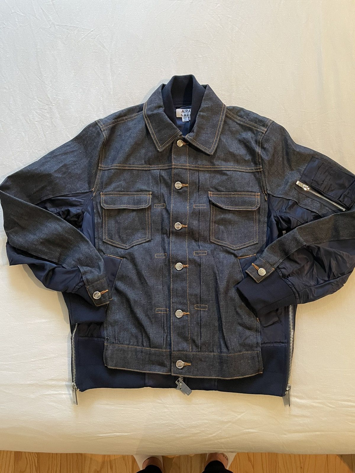 A.P.C. *LAST DROP* APC x Sacai Eimi Jacket | Grailed