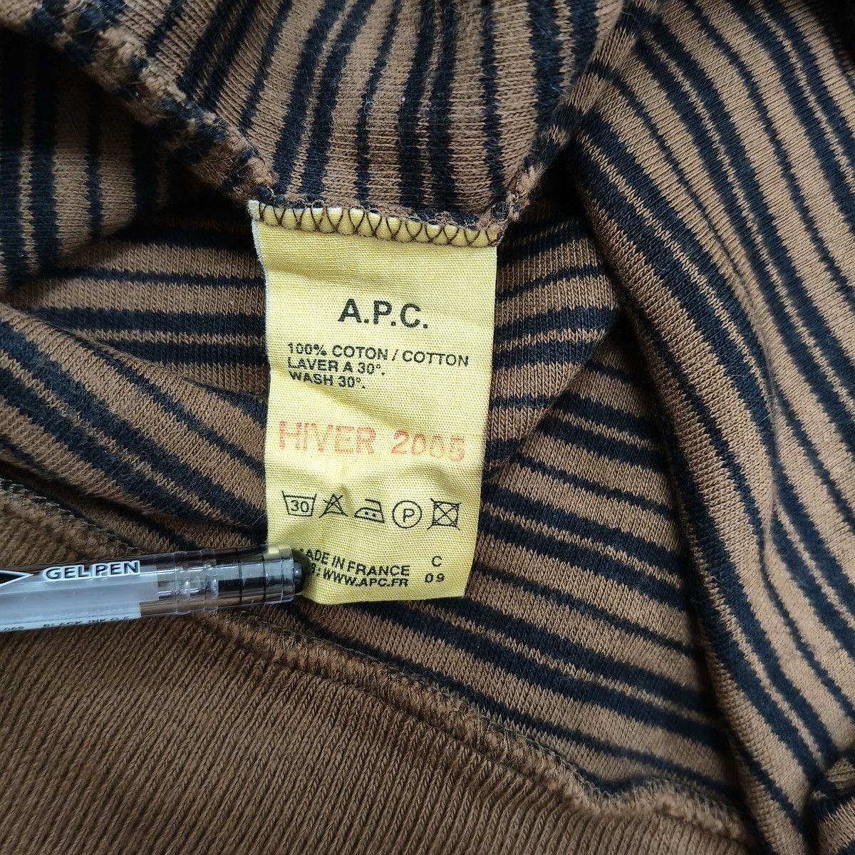A.P.C. Vintage A.P.C Stripe Crewneck Sweatshirt Size US L / EU 52-54 / 3 - 8 Thumbnail