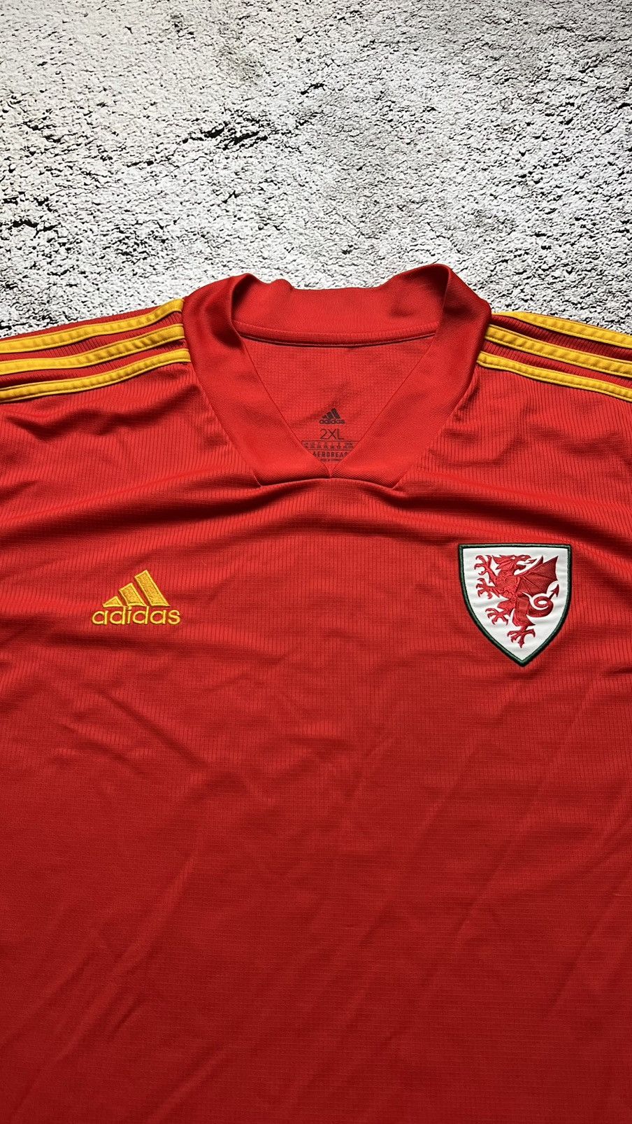 Adidas 2020-2022 Wales football adidas jersey Size US XXL / EU 58 / 5 - 3 Thumbnail