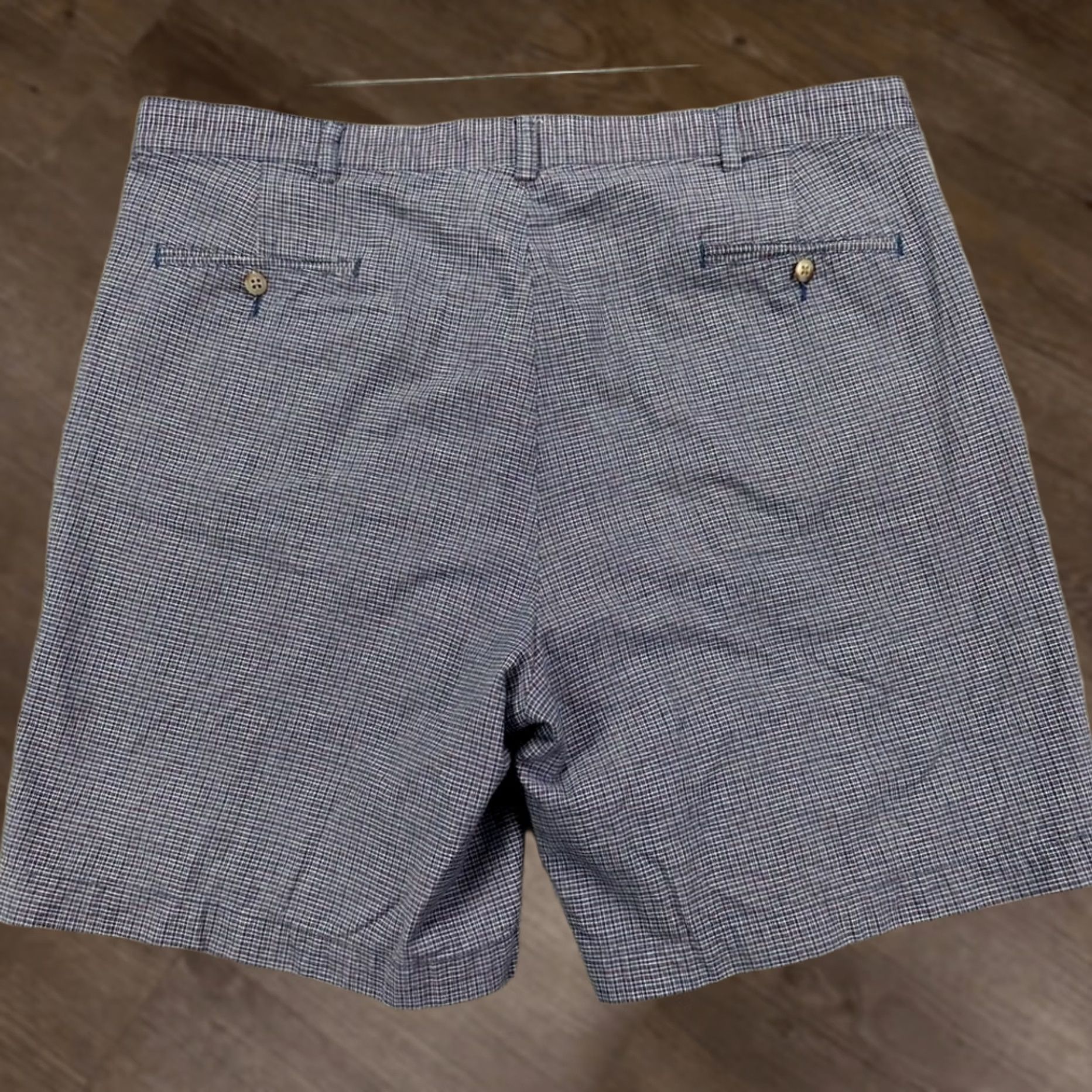 Polo Ralph Lauren Ralph Lauren Khakis Shorts Mens 40 Blue Check Chino Casual Size US 40 / EU 56 - 1 Thumbnail